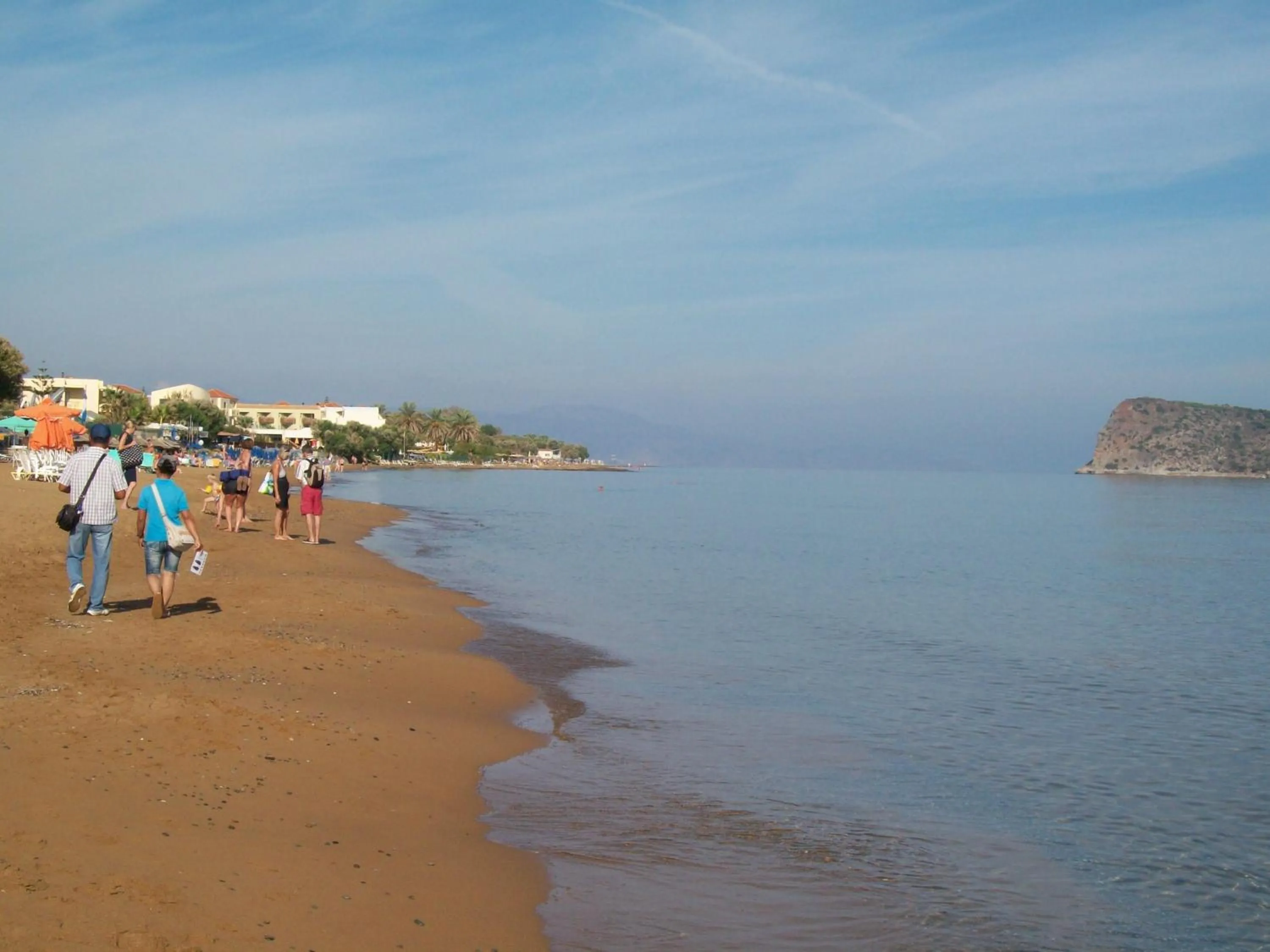 Day, Beach in Kato Stalos Beach