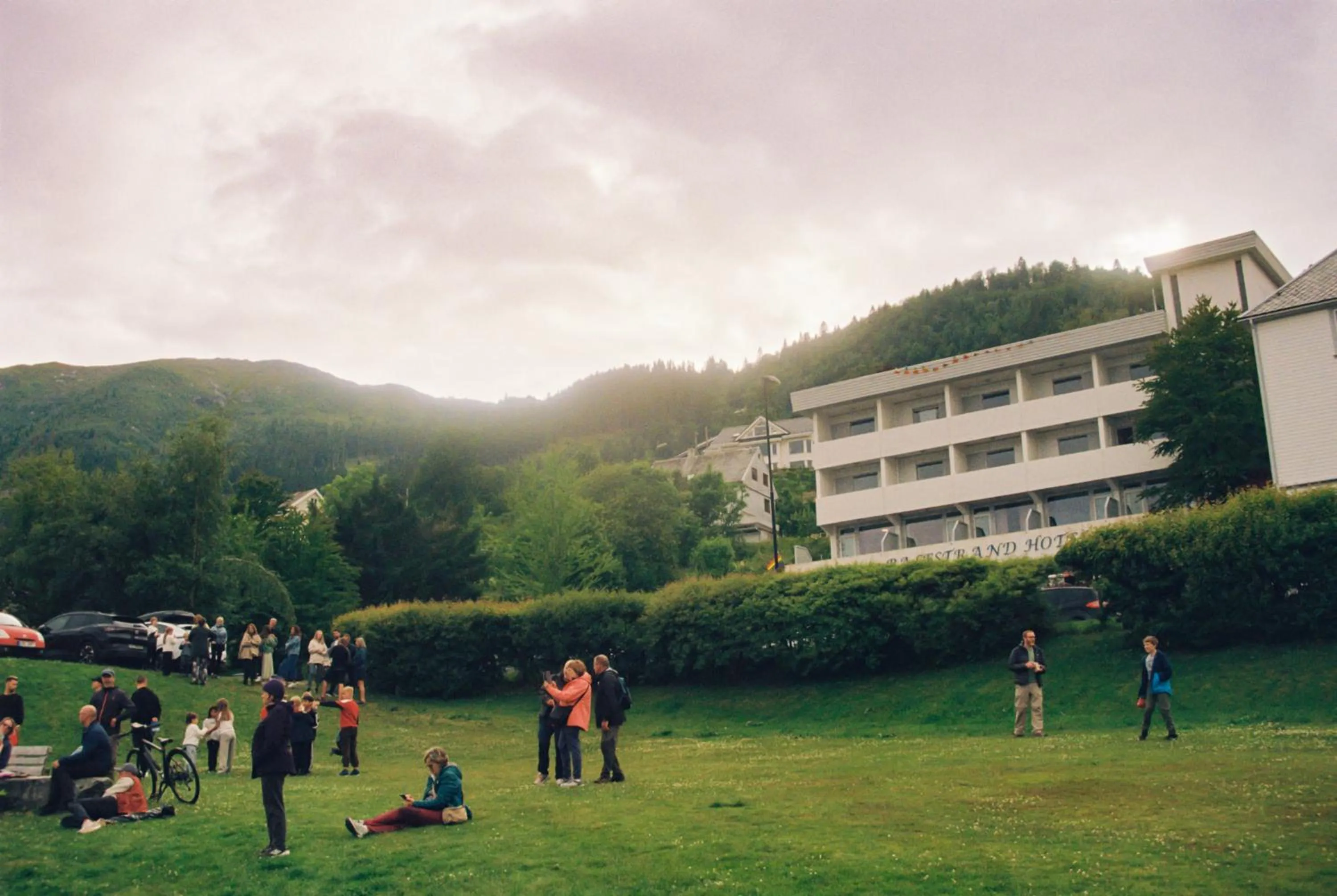 Property building in Balestrand Hotel