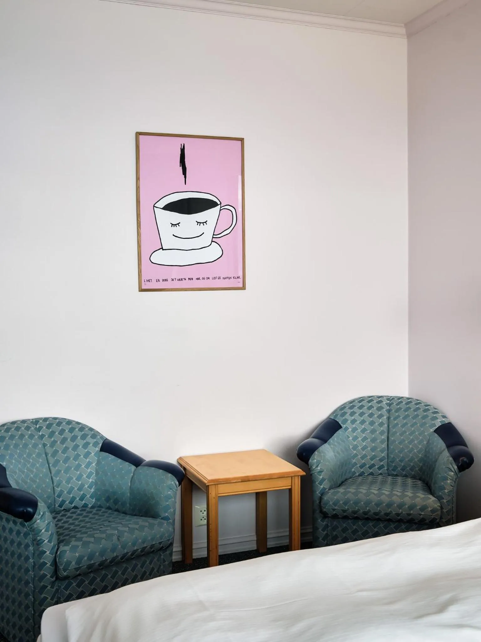 Seating area in Balestrand Hotel