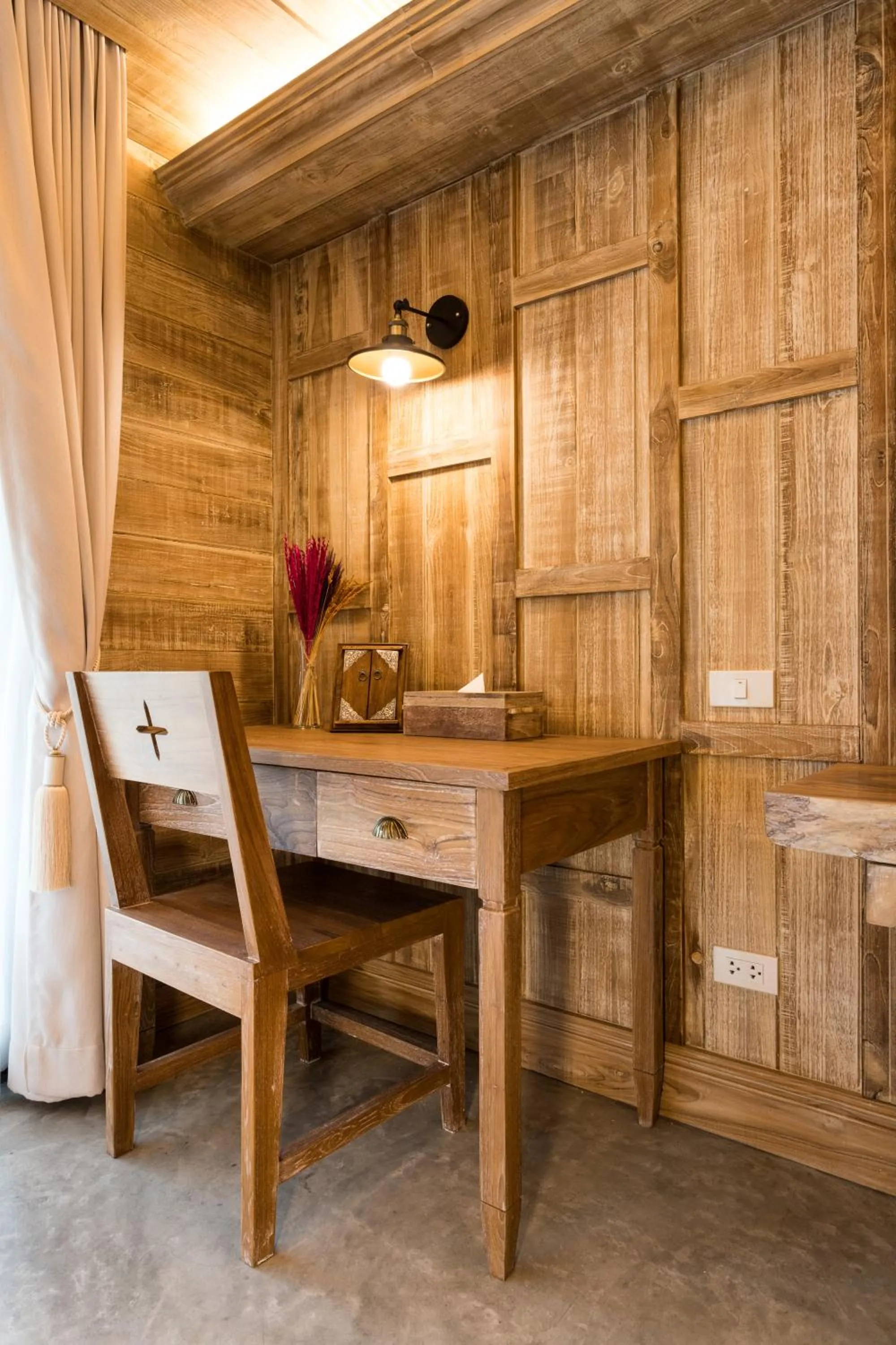 Decorative detail in Nampiangdin Boutique Hotel