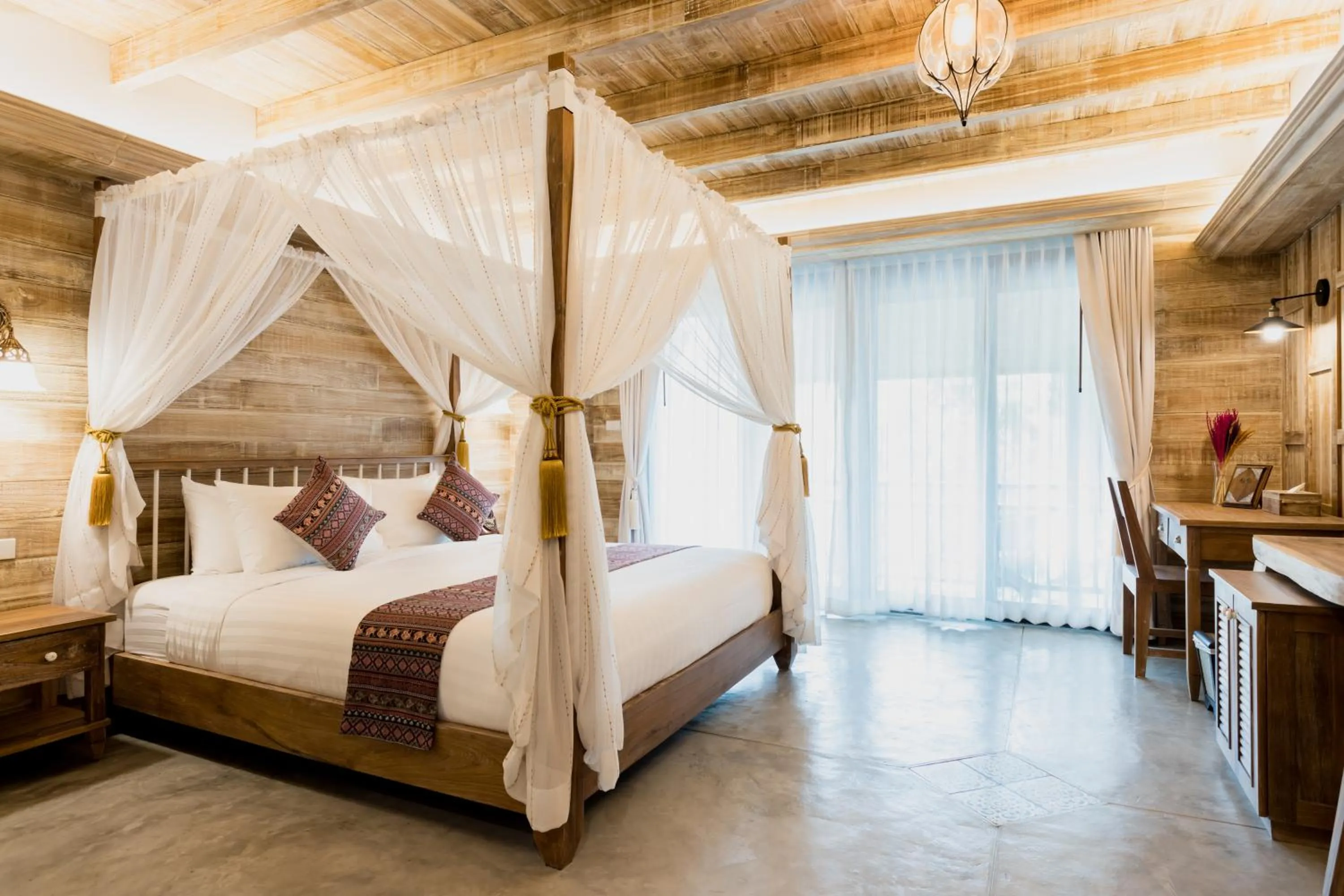 Decorative detail in Nampiangdin Boutique Hotel