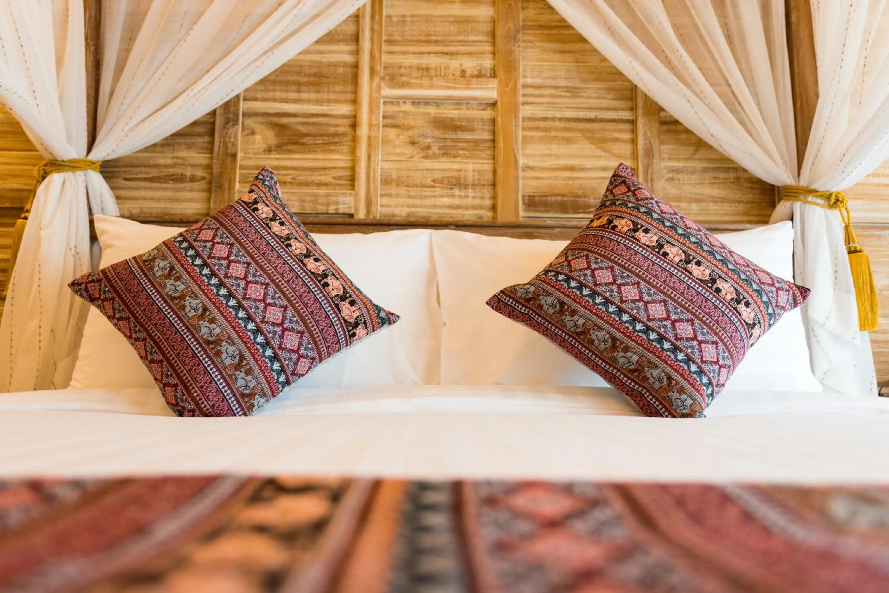 Decorative detail in Nampiangdin Boutique Hotel