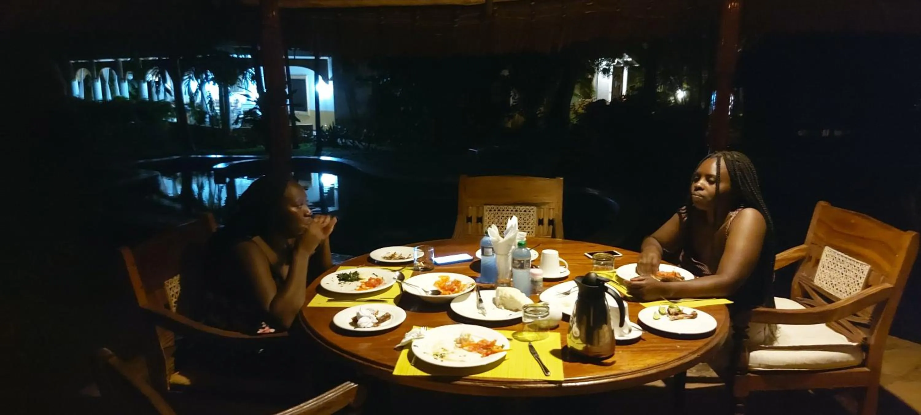 Dinner in The Villa Mela, Malindi