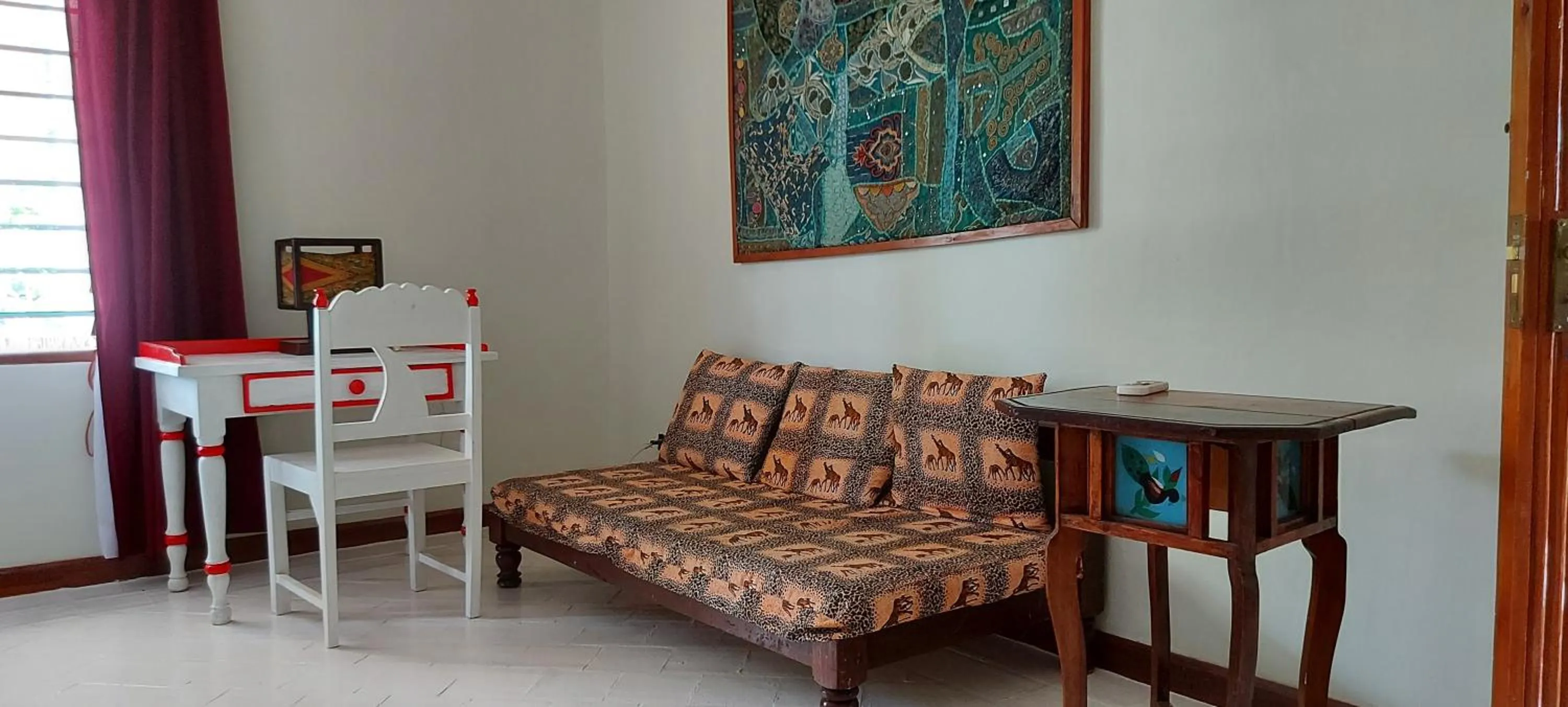 Seating area in The Villa Mela, Malindi