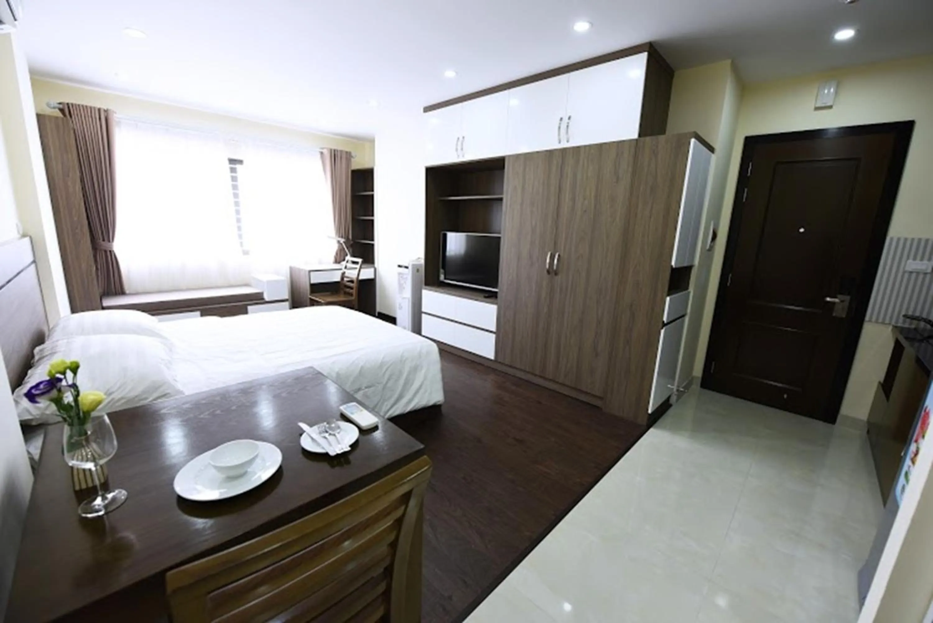 TV and multimedia, Bed in Granda Legend Apartment