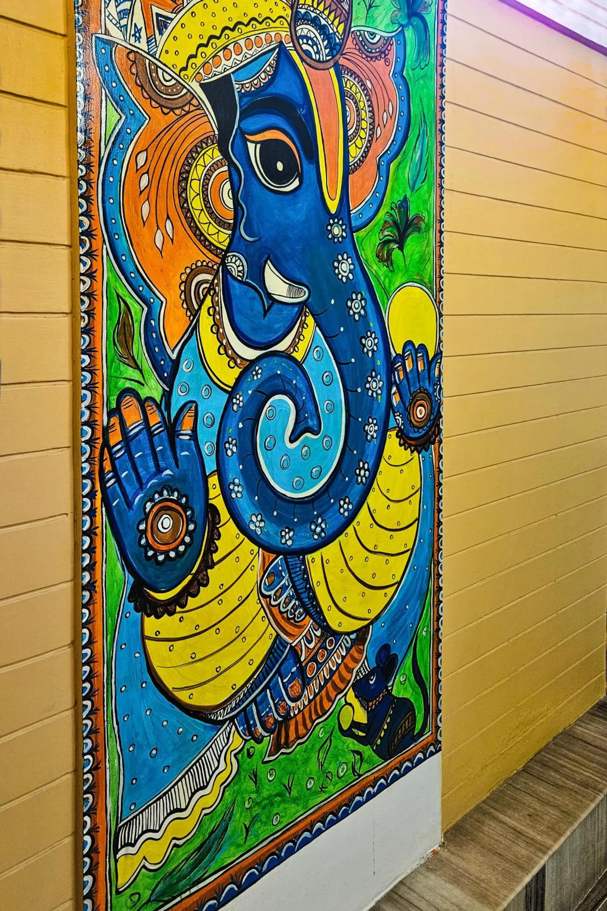 Decorative detail in Prakash Kutir B&B