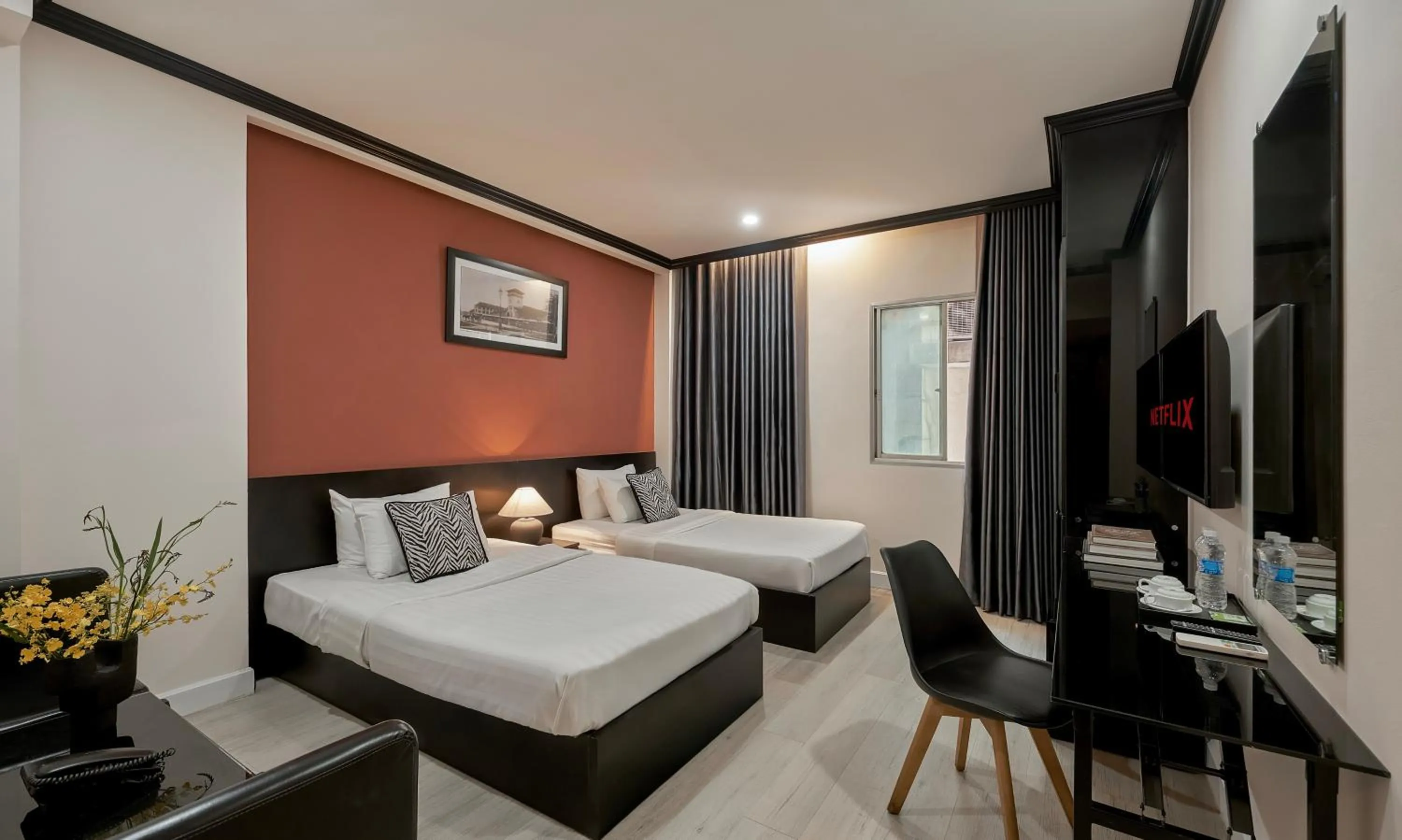 Bed in The One Premium Hotel