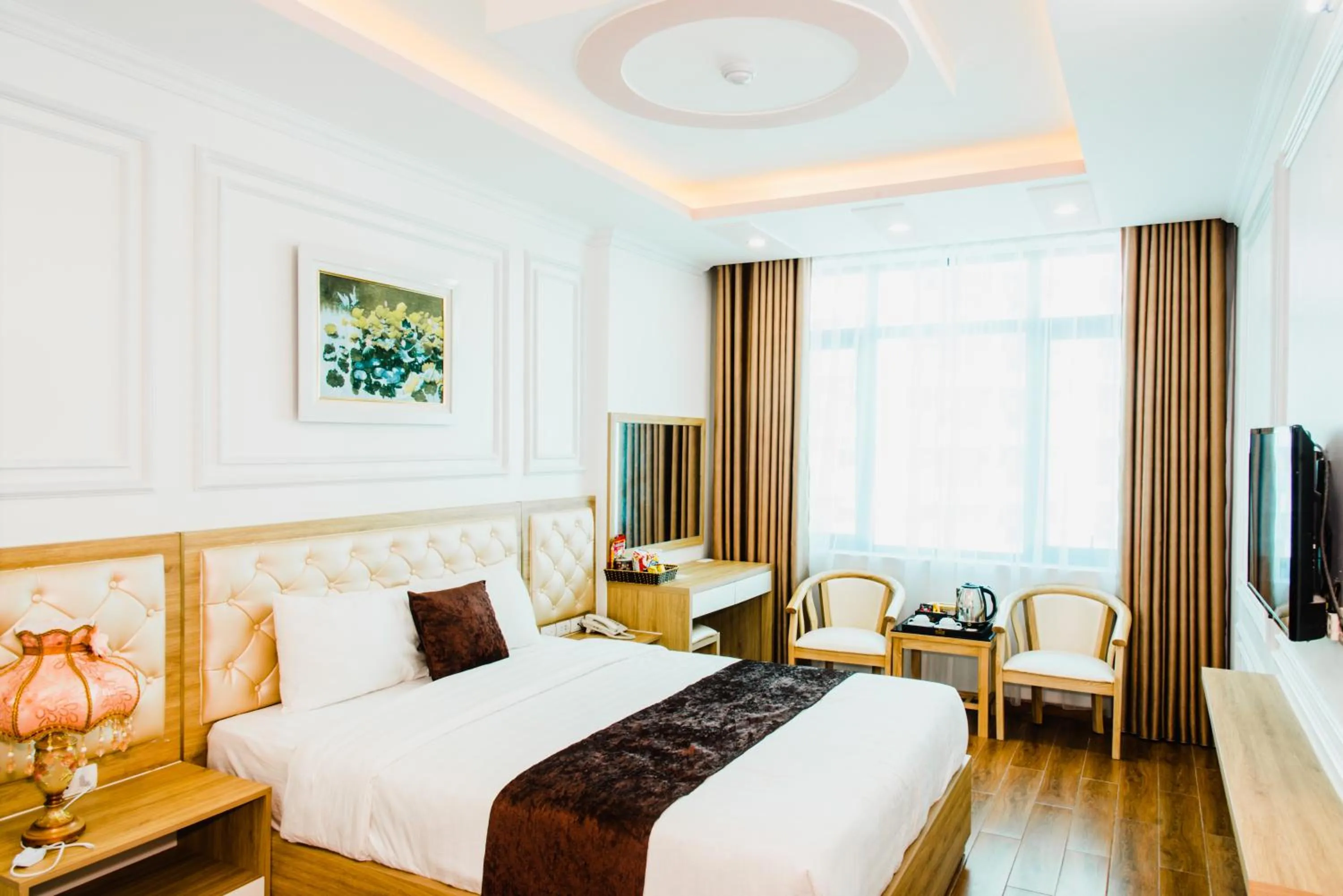 Bedroom, Bed in Vu Linh Hotel