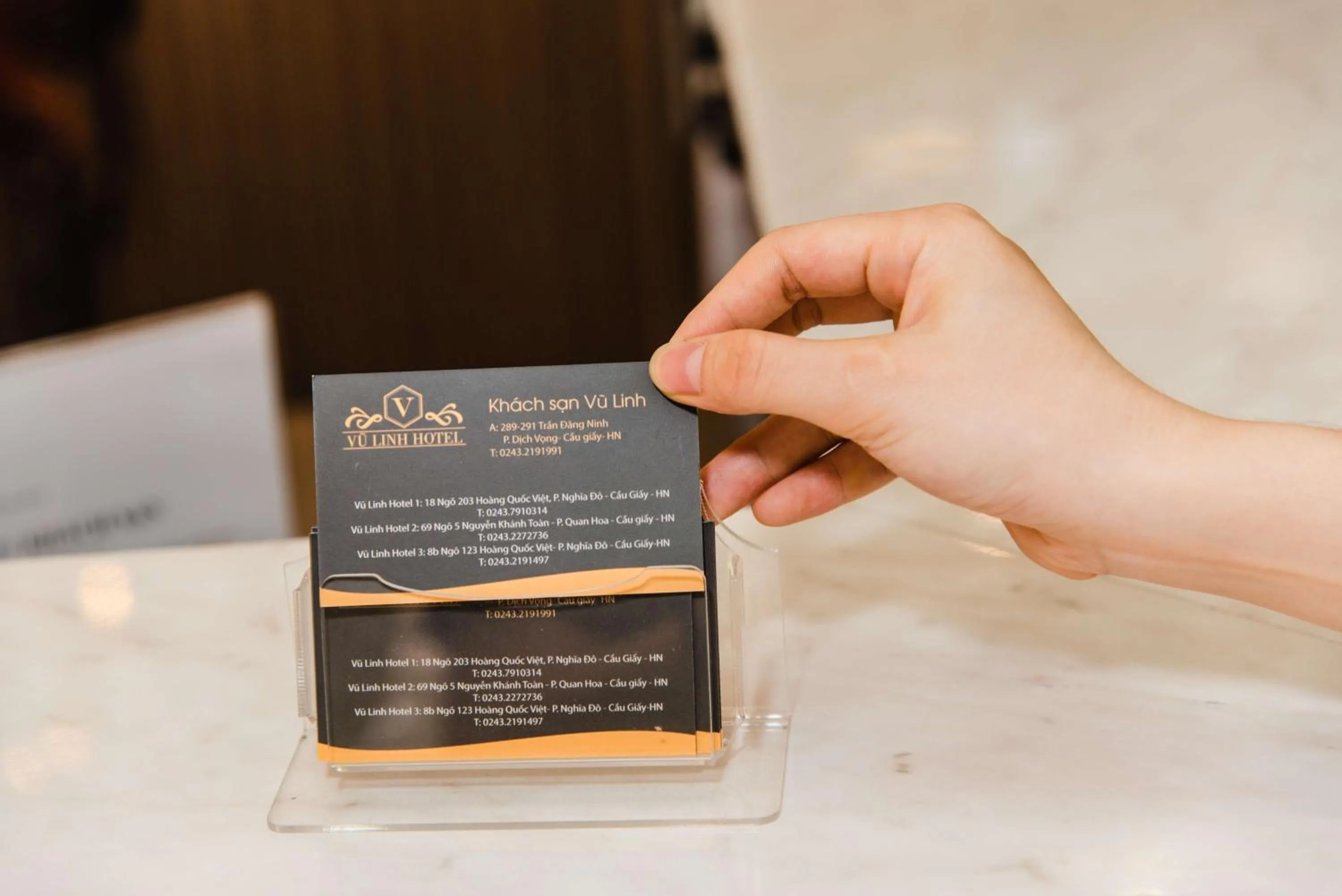 Lobby or reception in Vu Linh Hotel