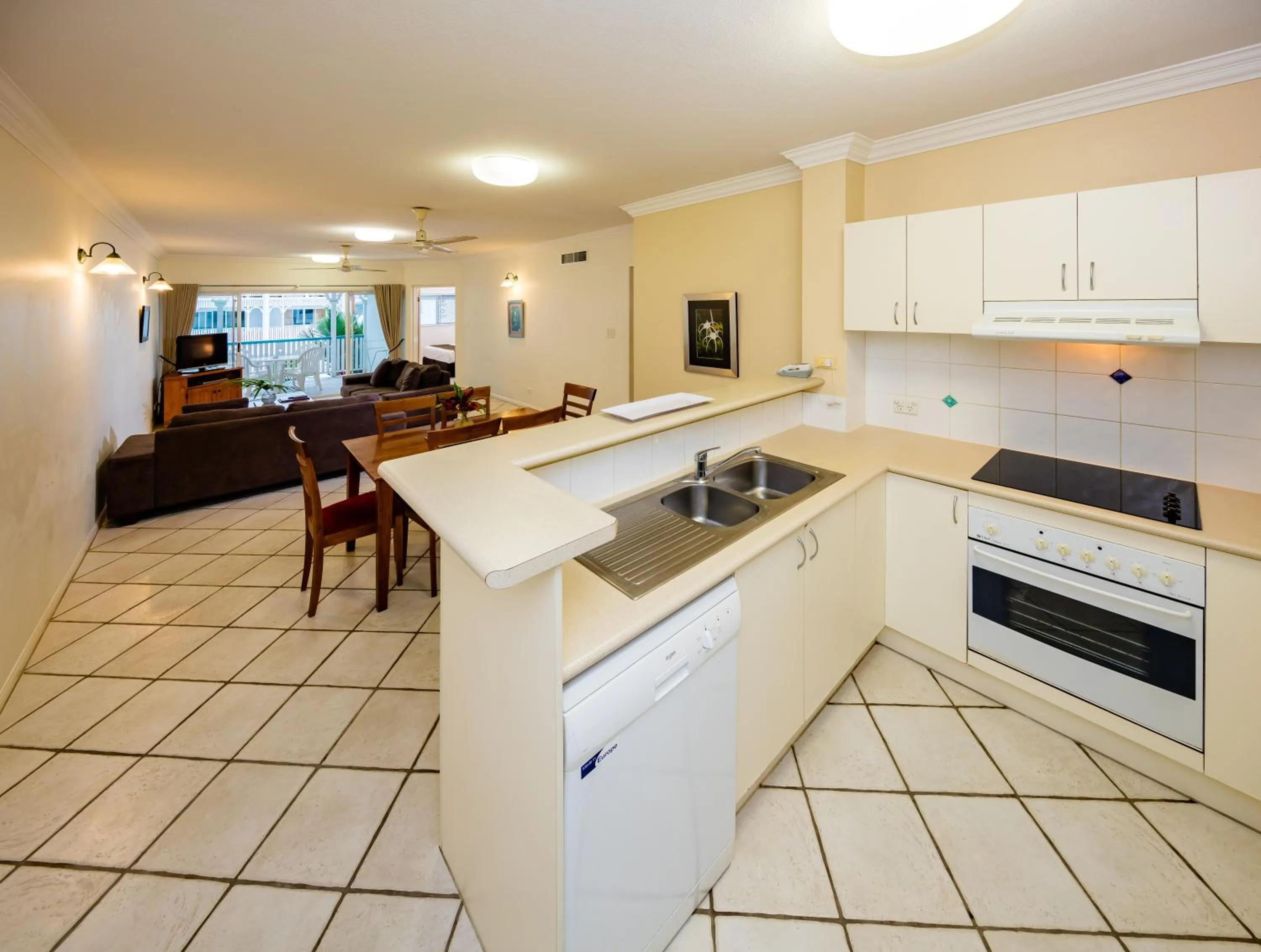 kitchen in City Terraces Cairns