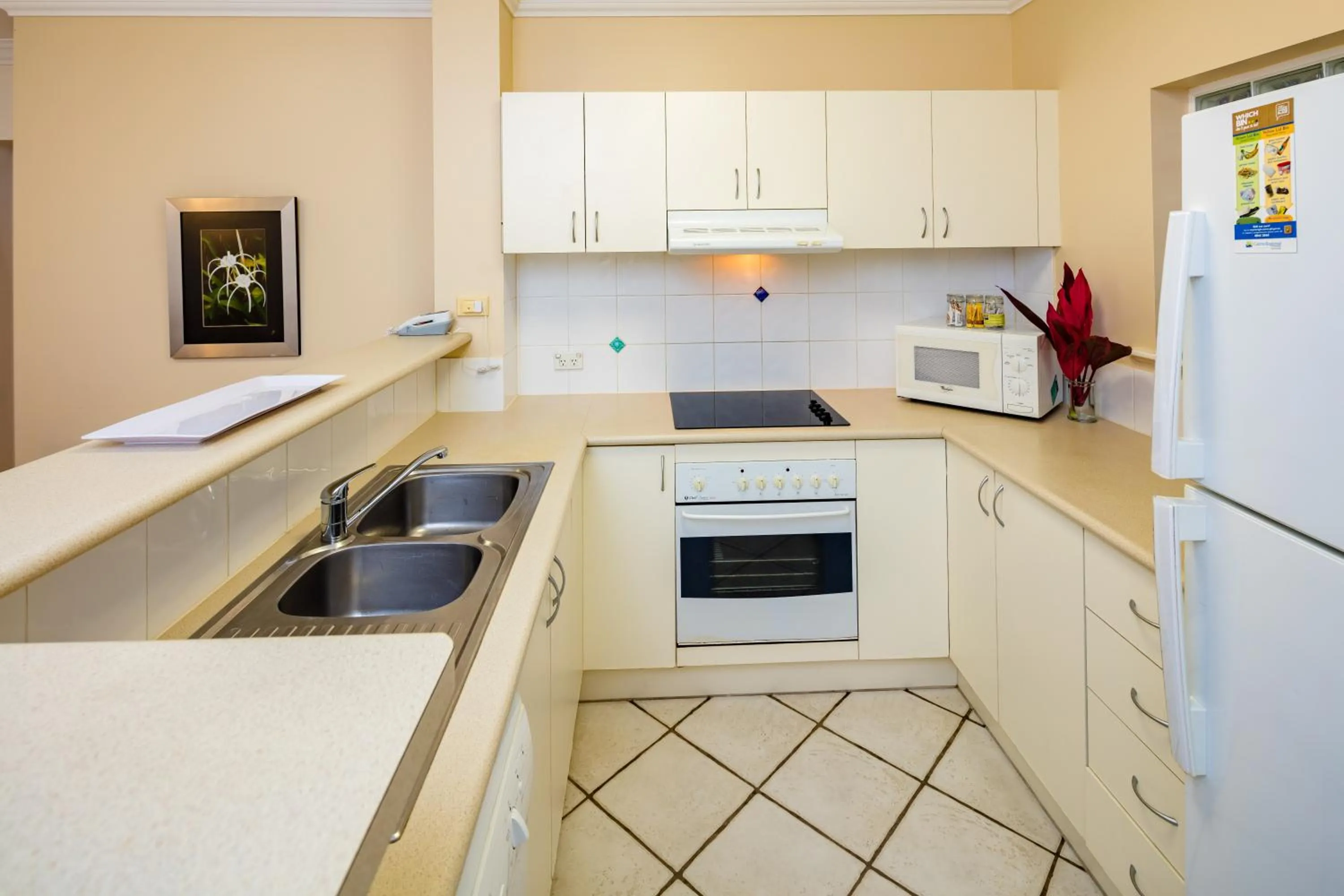 kitchen in City Terraces Cairns
