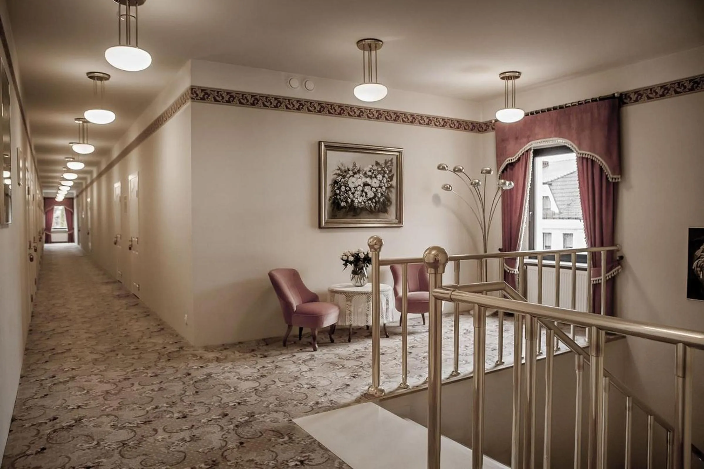 Seating area in Palazzo Adler Swarzędz