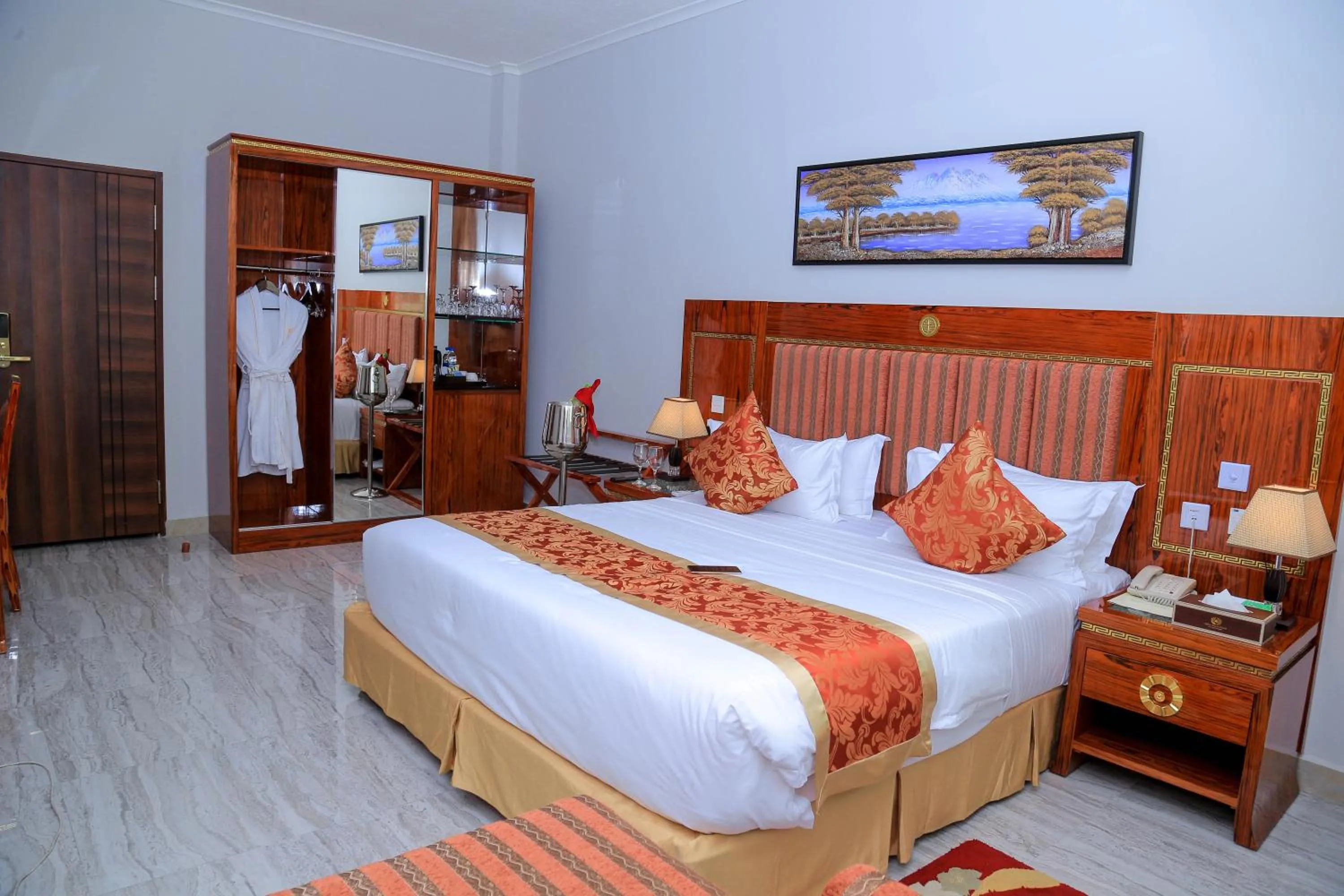 Bedroom, Bed in Tiffany Diamond Hotels LTD - Makunganya