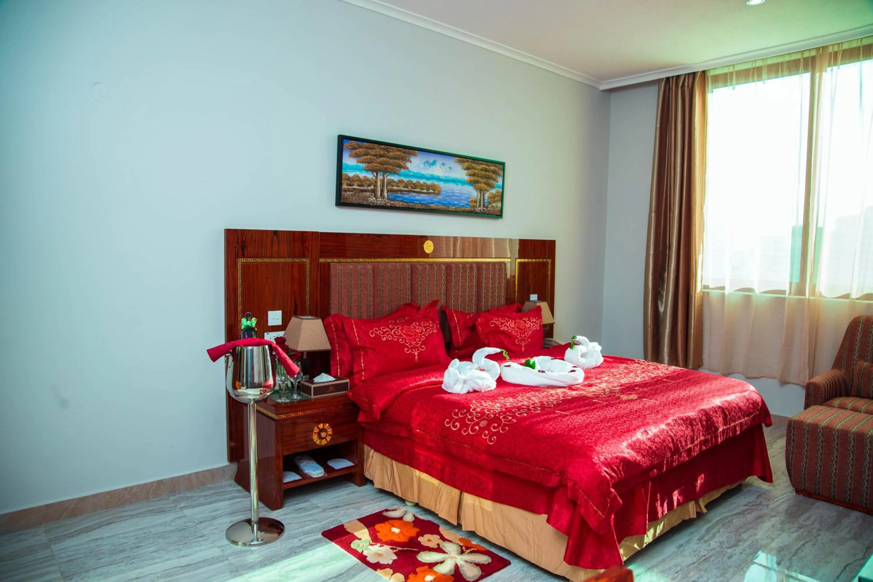 Bed in Tiffany Diamond Hotels LTD - Makunganya