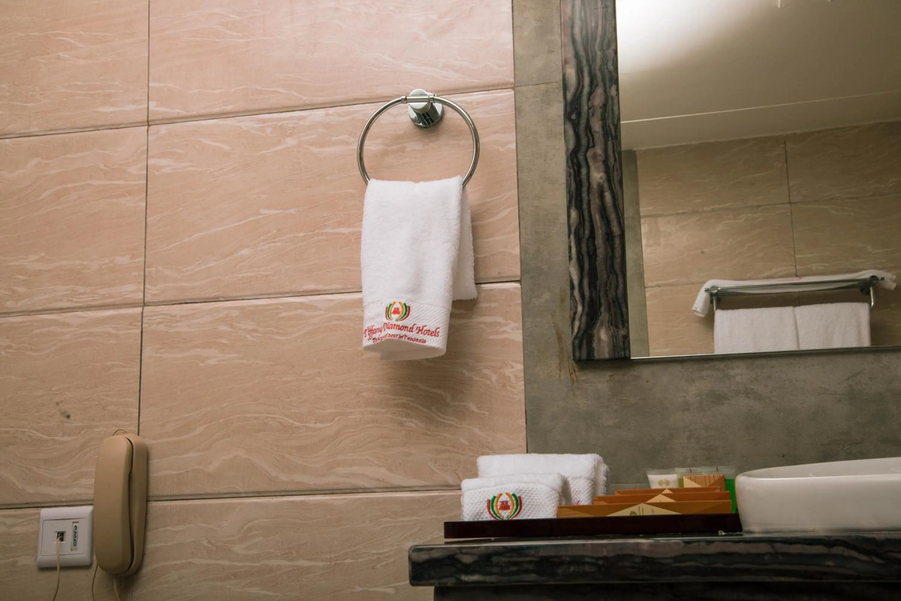 Bathroom in Tiffany Diamond Hotels LTD - Makunganya