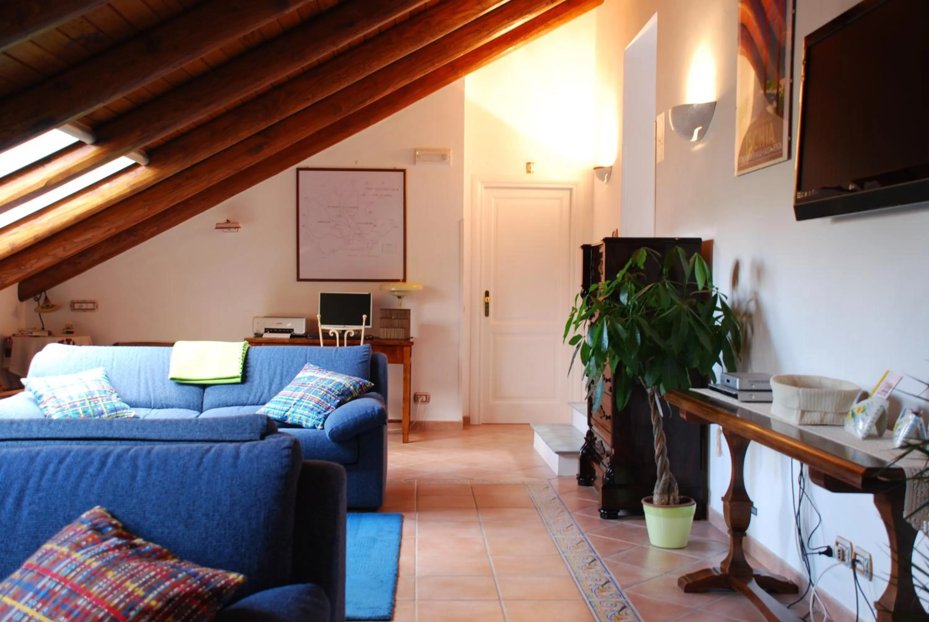 Communal lounge/ TV room in B&B Beata Solitudo