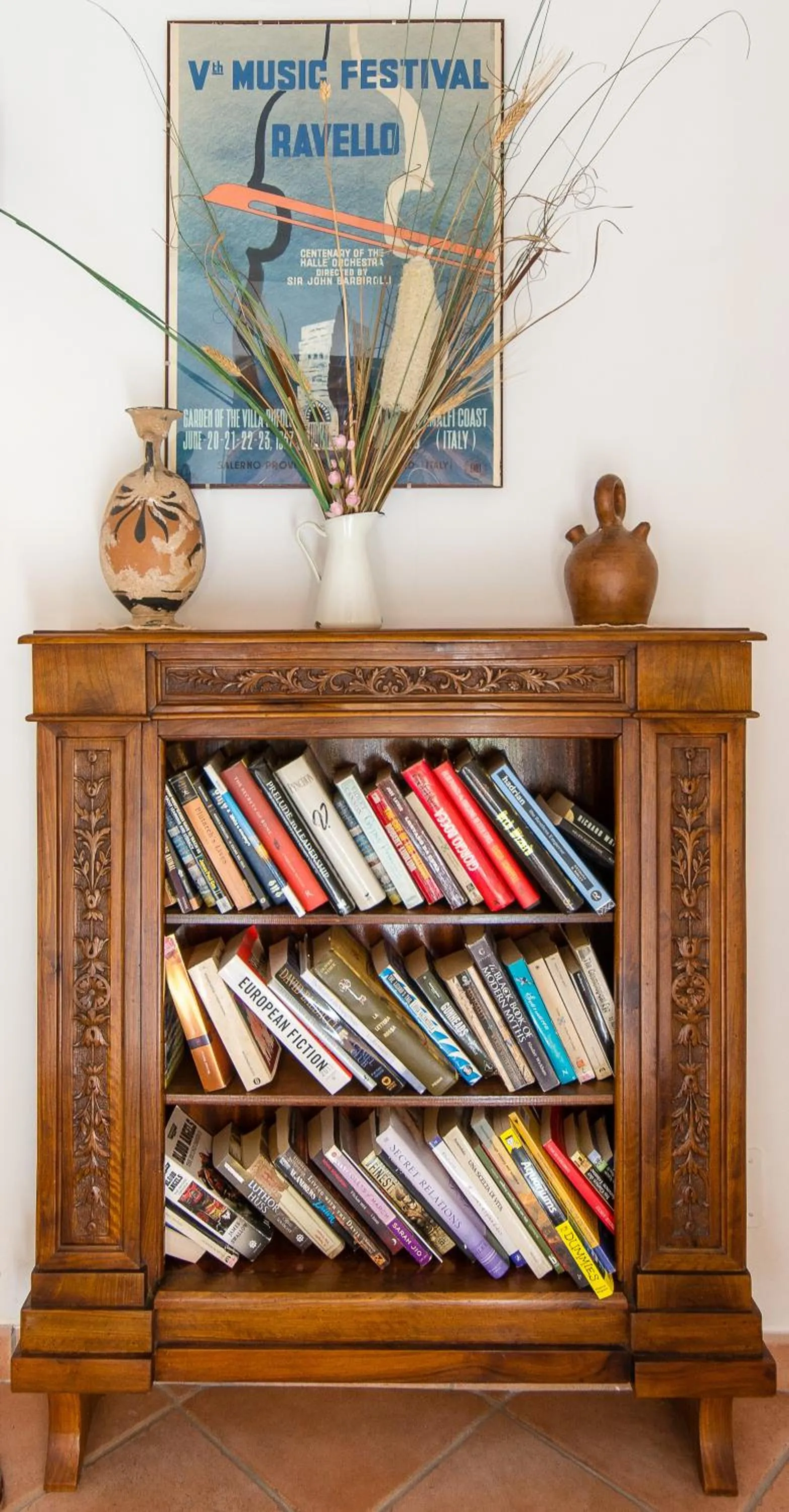 Library in B&B Beata Solitudo