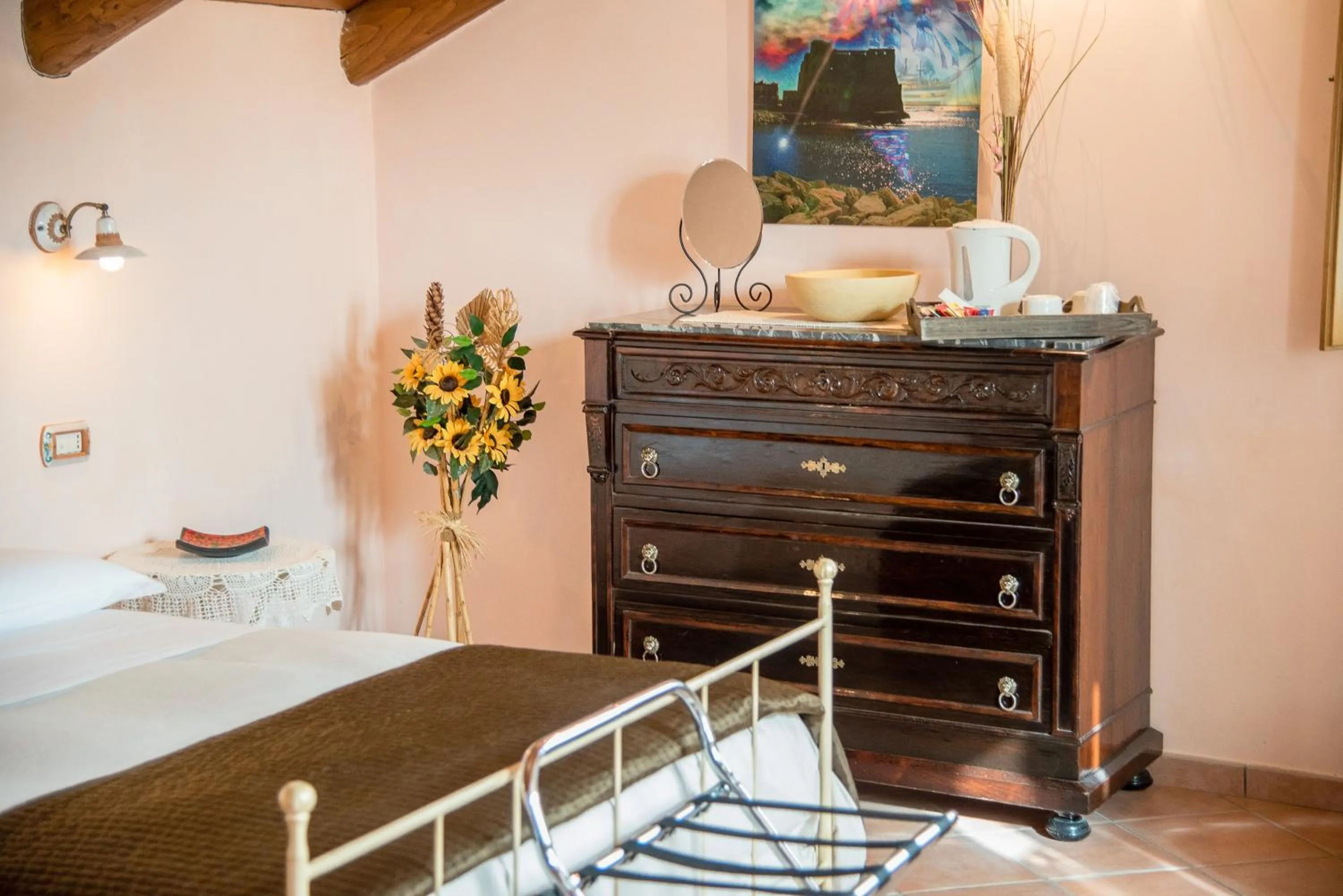 Decorative detail in B&B Beata Solitudo