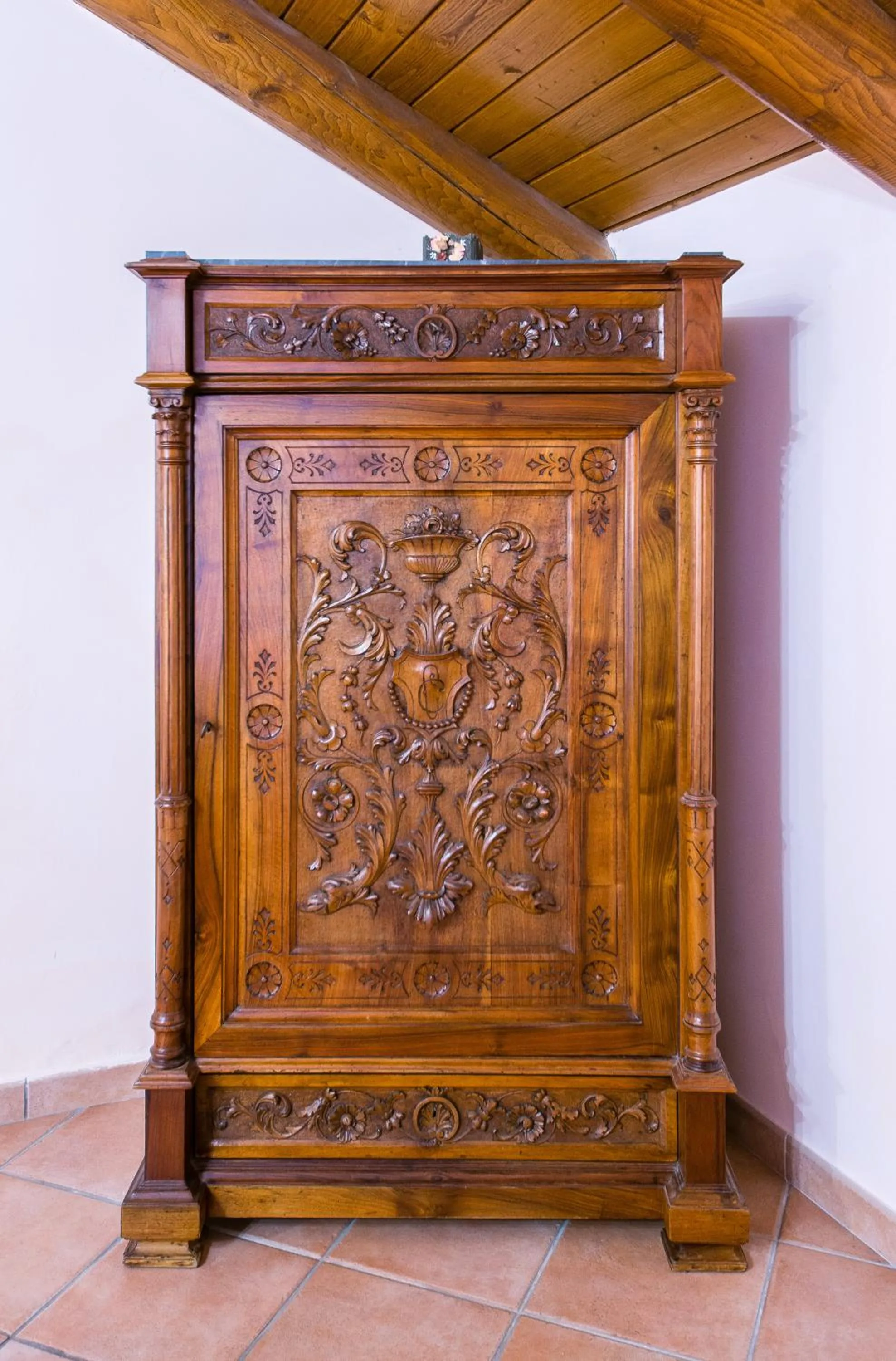 Decorative detail in B&B Beata Solitudo