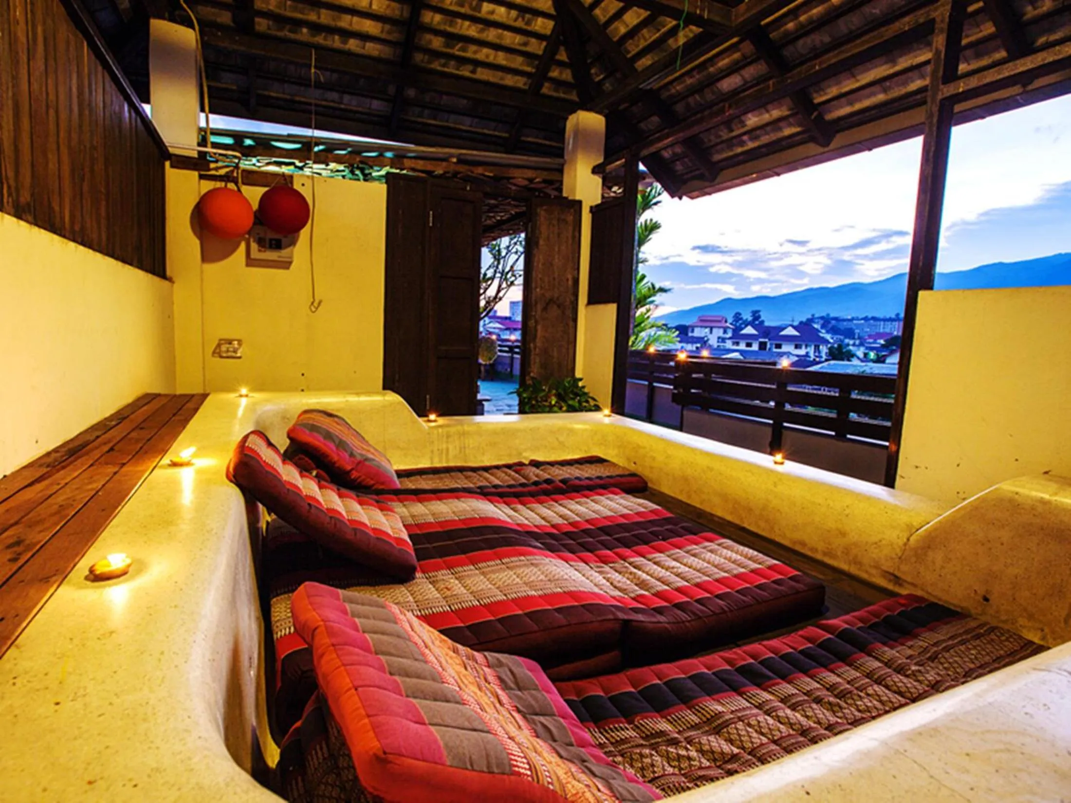 Mountain view, Bed in Ban Kong Rao Guesthouse