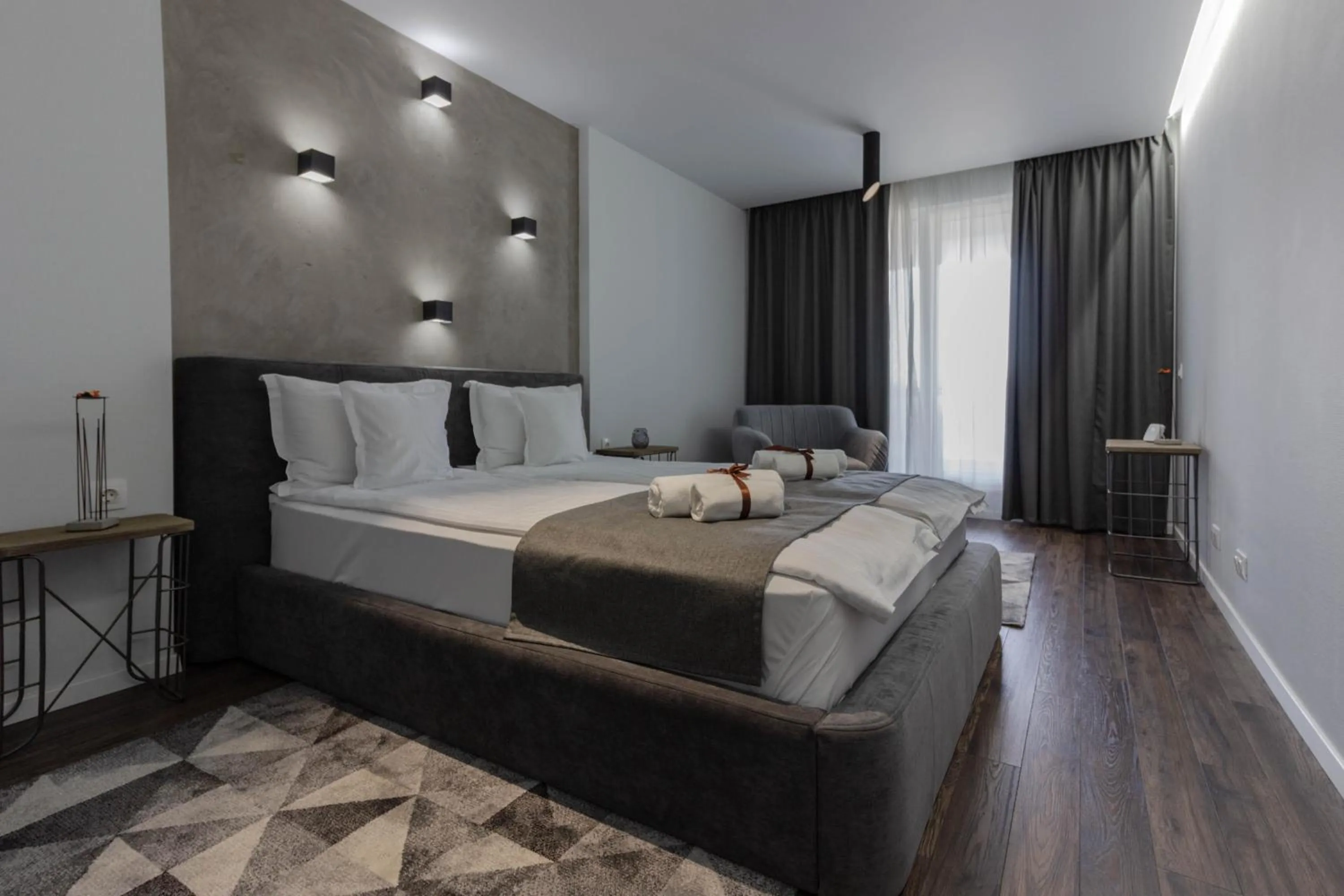 Bed in Ares ApartHotel