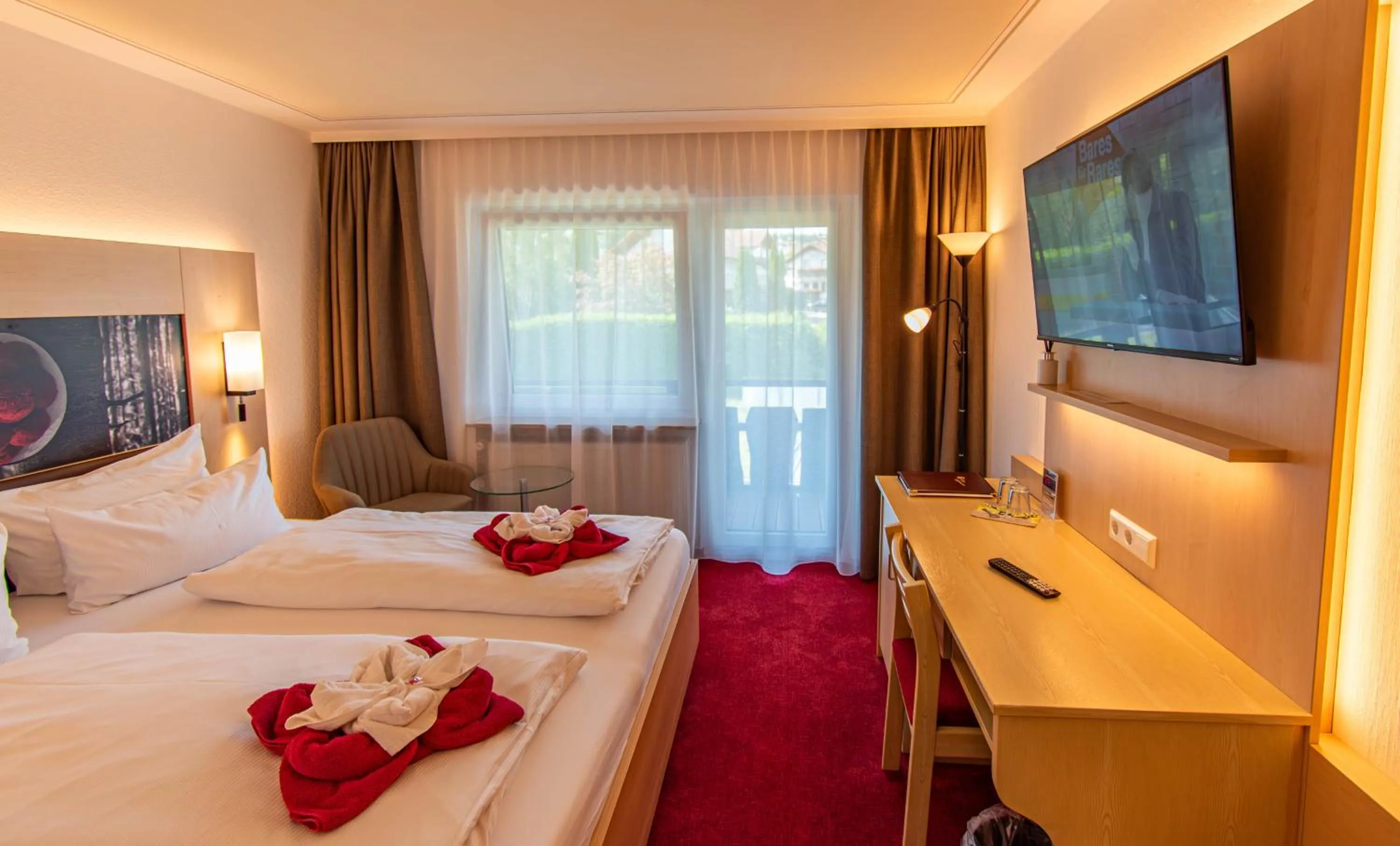 Bed in Wellnesshotel Hohenrodt