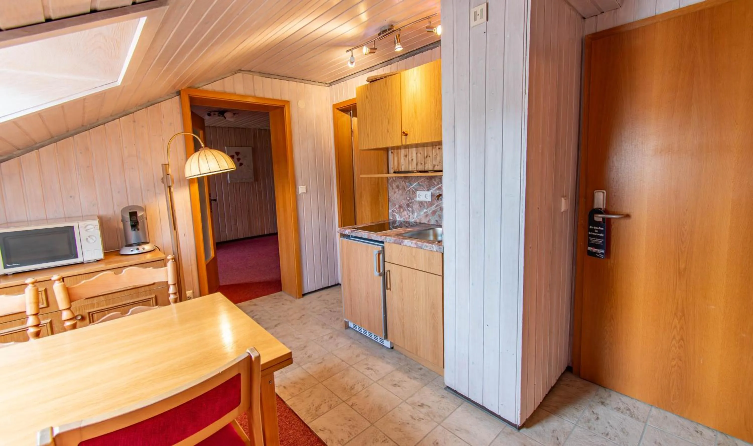Kitchen or kitchenette in Wellnesshotel Hohenrodt