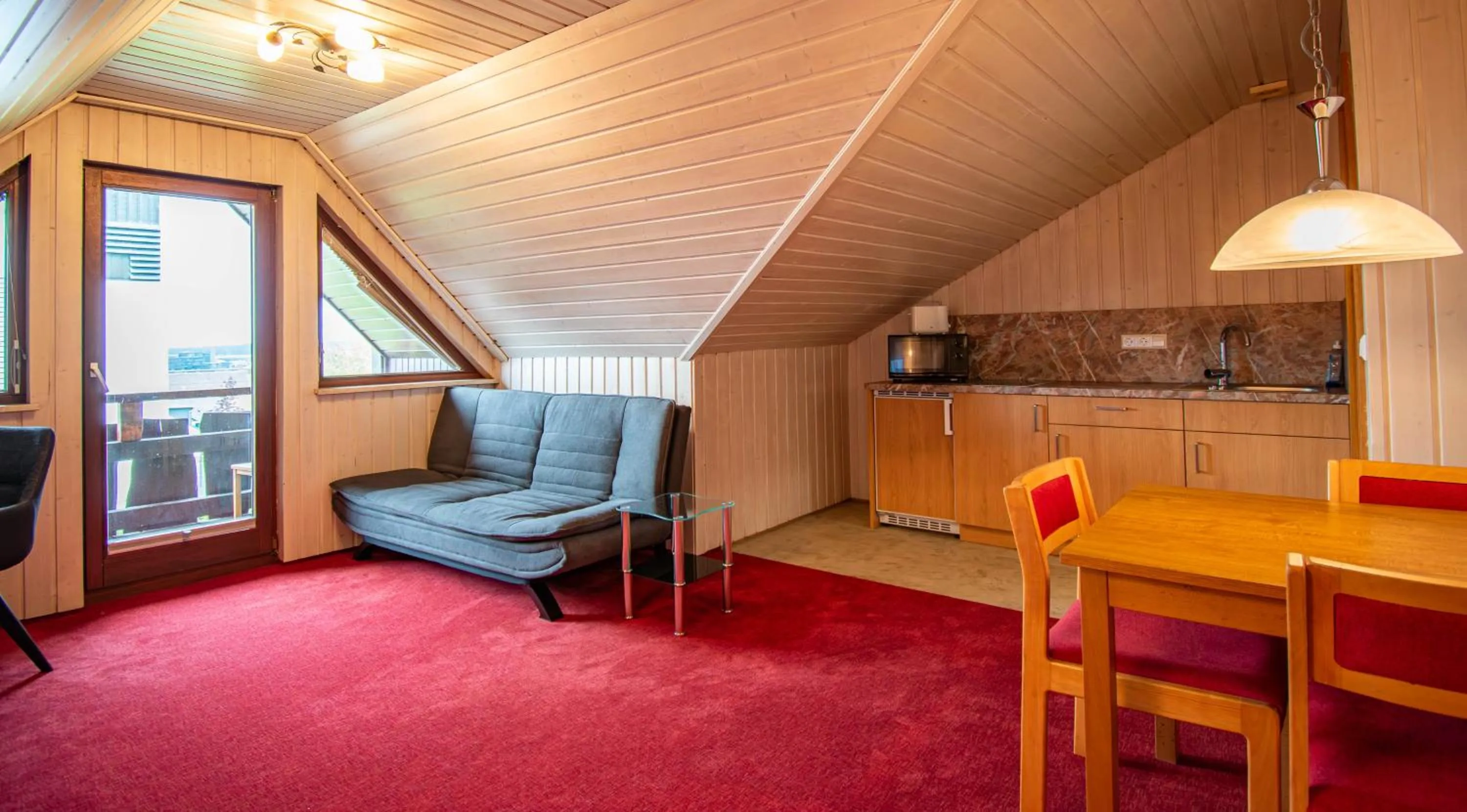 Kitchen or kitchenette in Wellnesshotel Hohenrodt