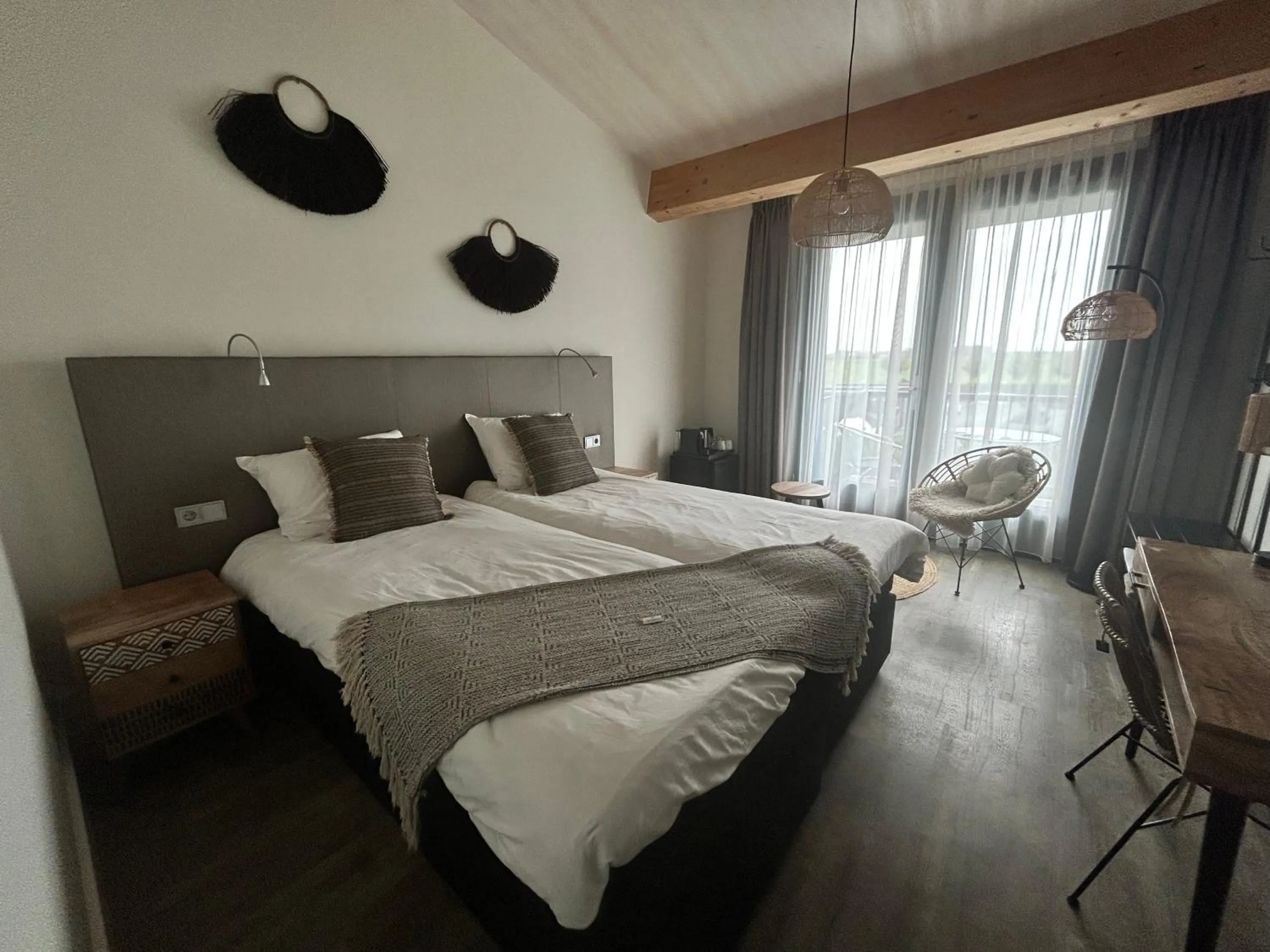 Bed in Fruitpark Hotel & Spa