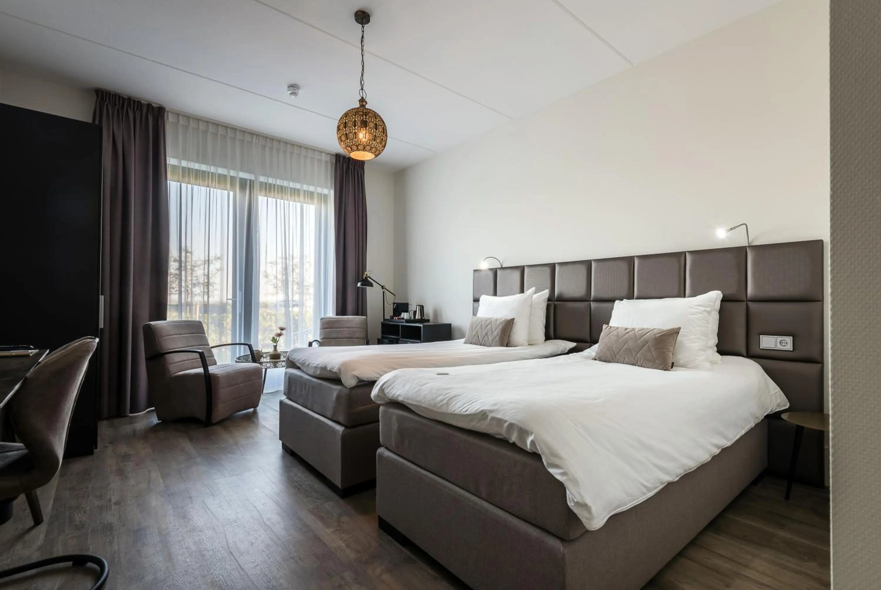 Bed in Fruitpark Hotel & Spa