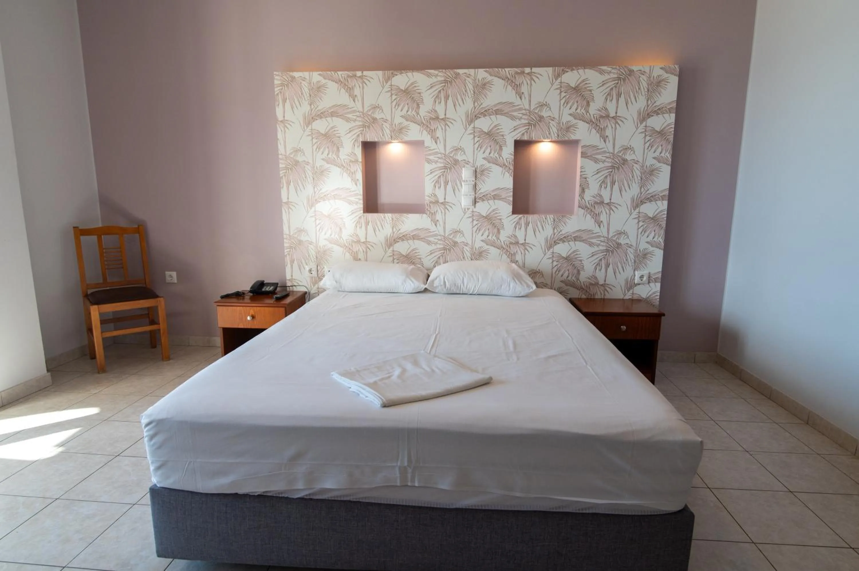 Bed in Elektra Hotel