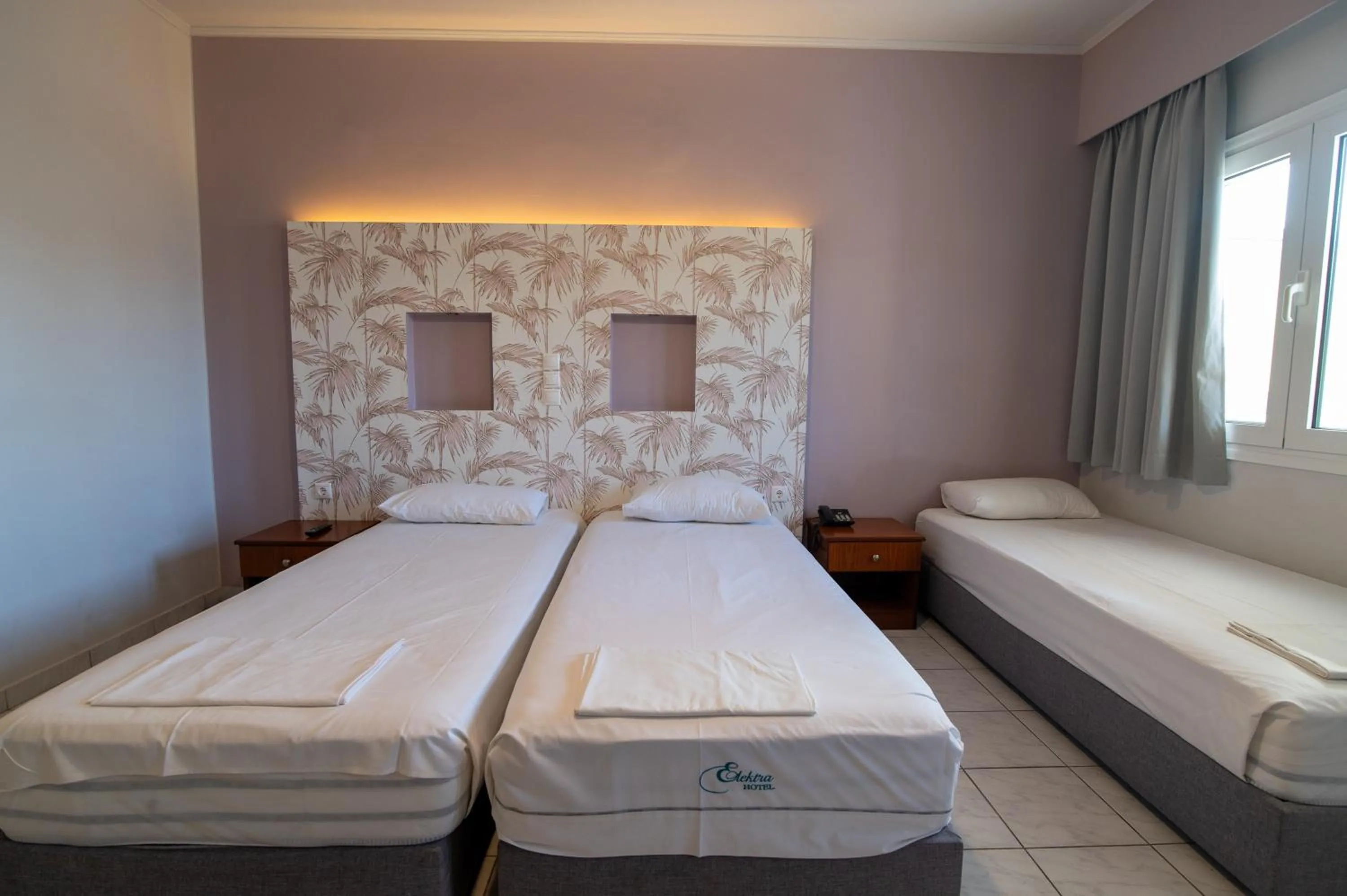 Bed in Elektra Hotel