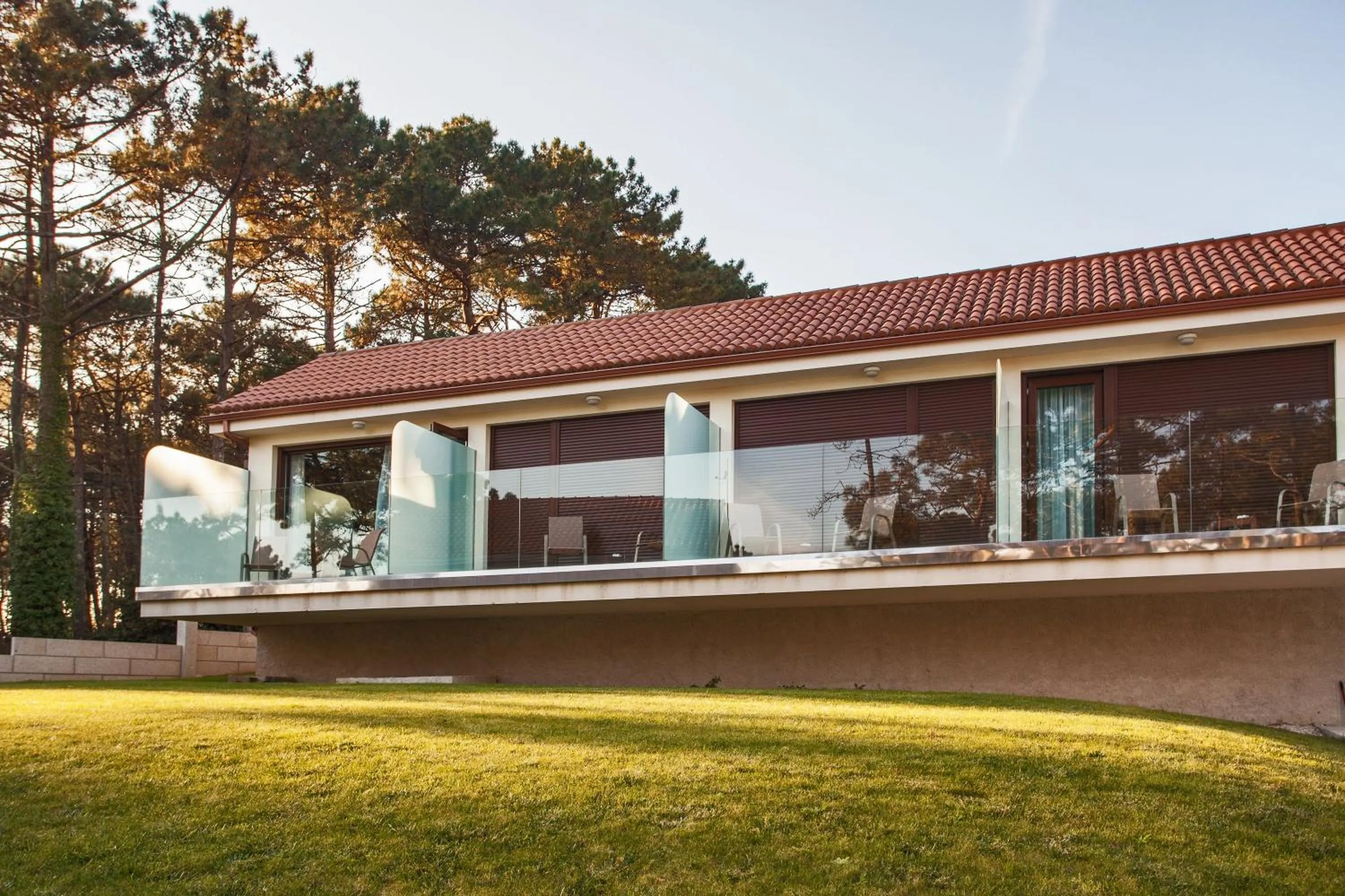 Balcony/Terrace in Hotel Alén do Mar