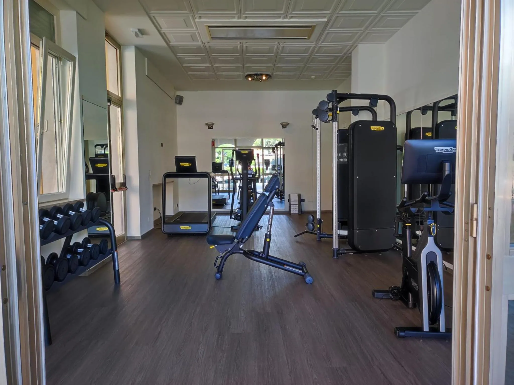 Fitness centre/facilities in Hotel Bisesti ***S
