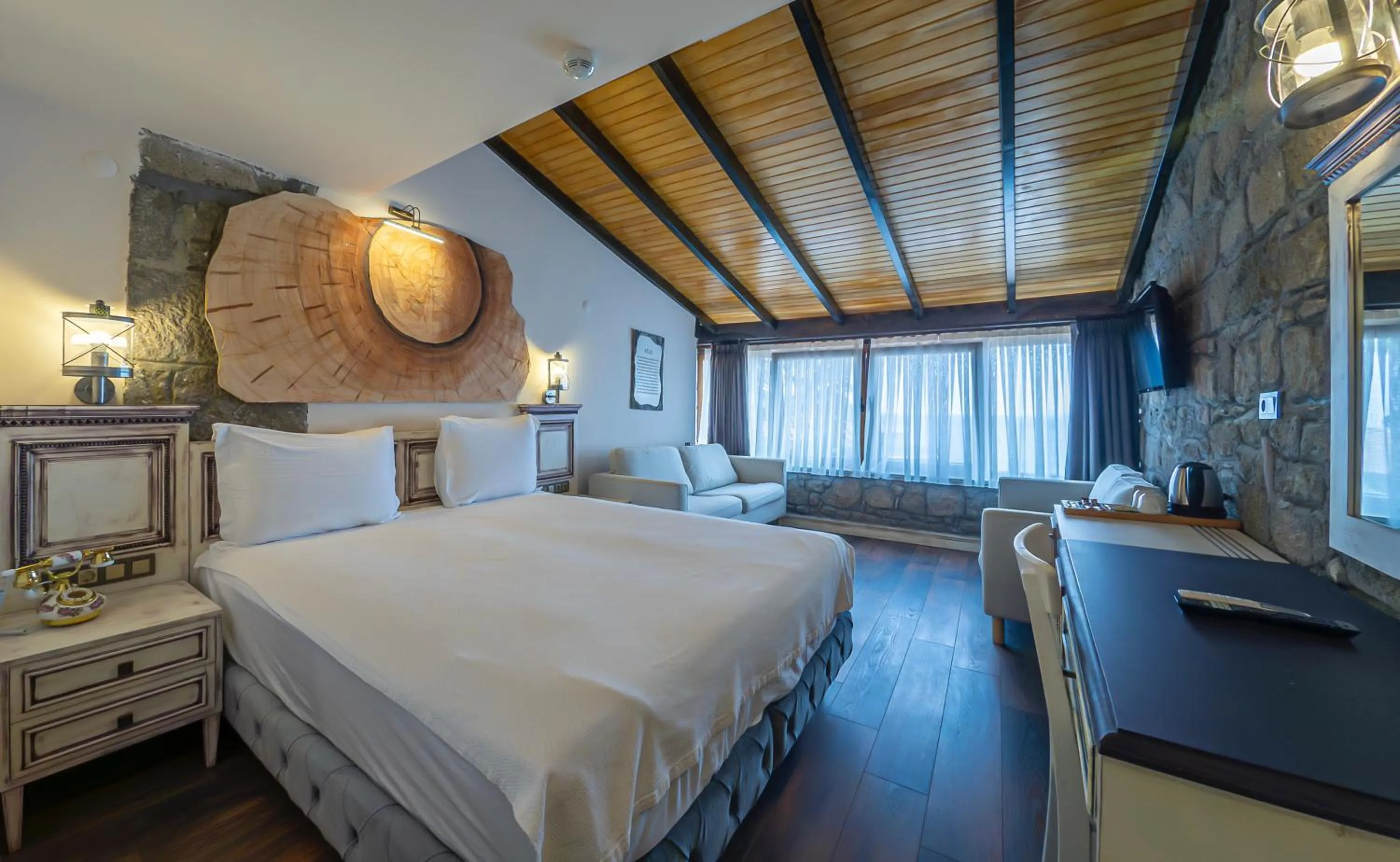 Bed in Assos Behram Special Class Hotel Adults Only