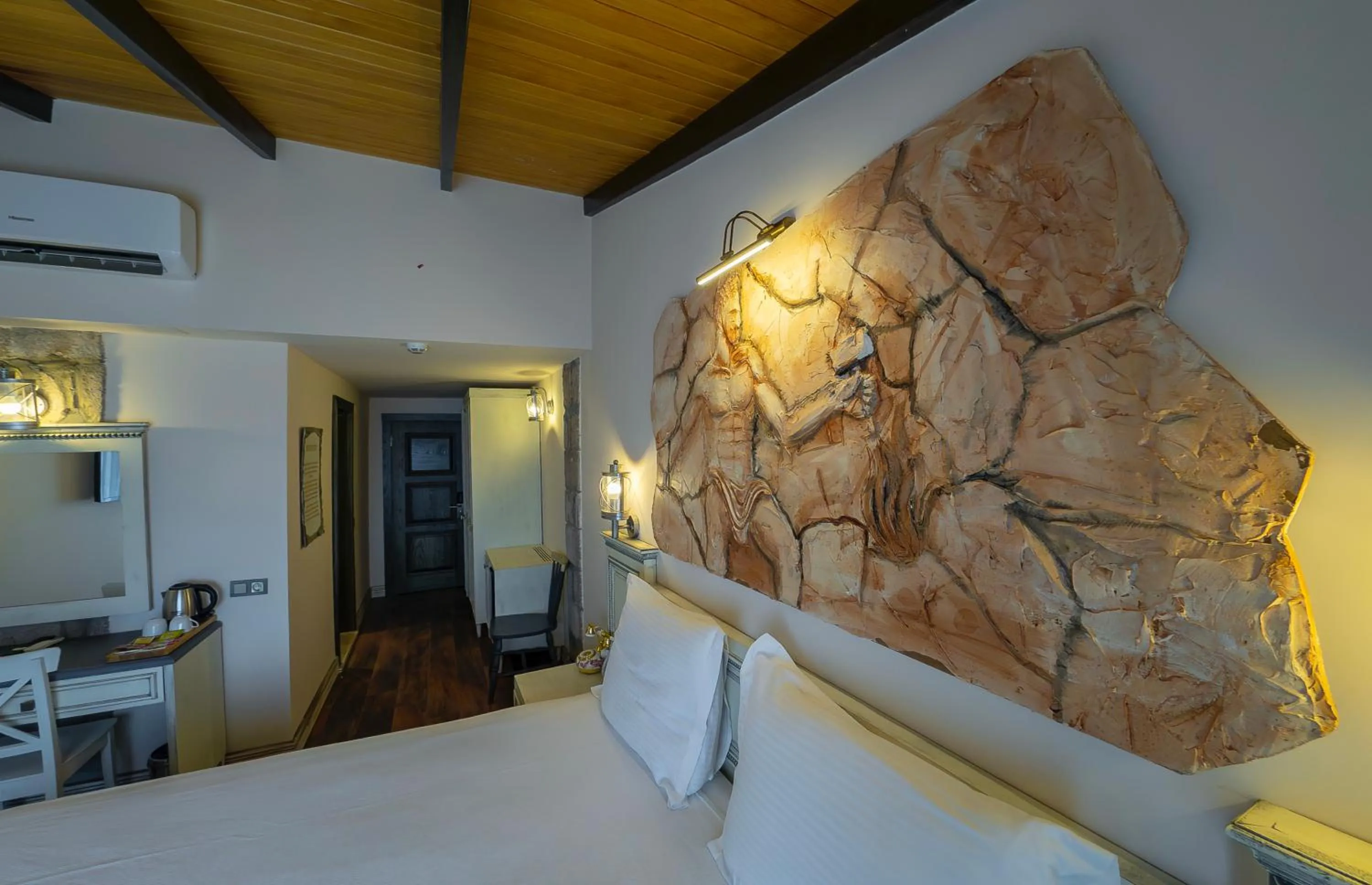 Bed in Assos Behram Special Class Hotel Adults Only