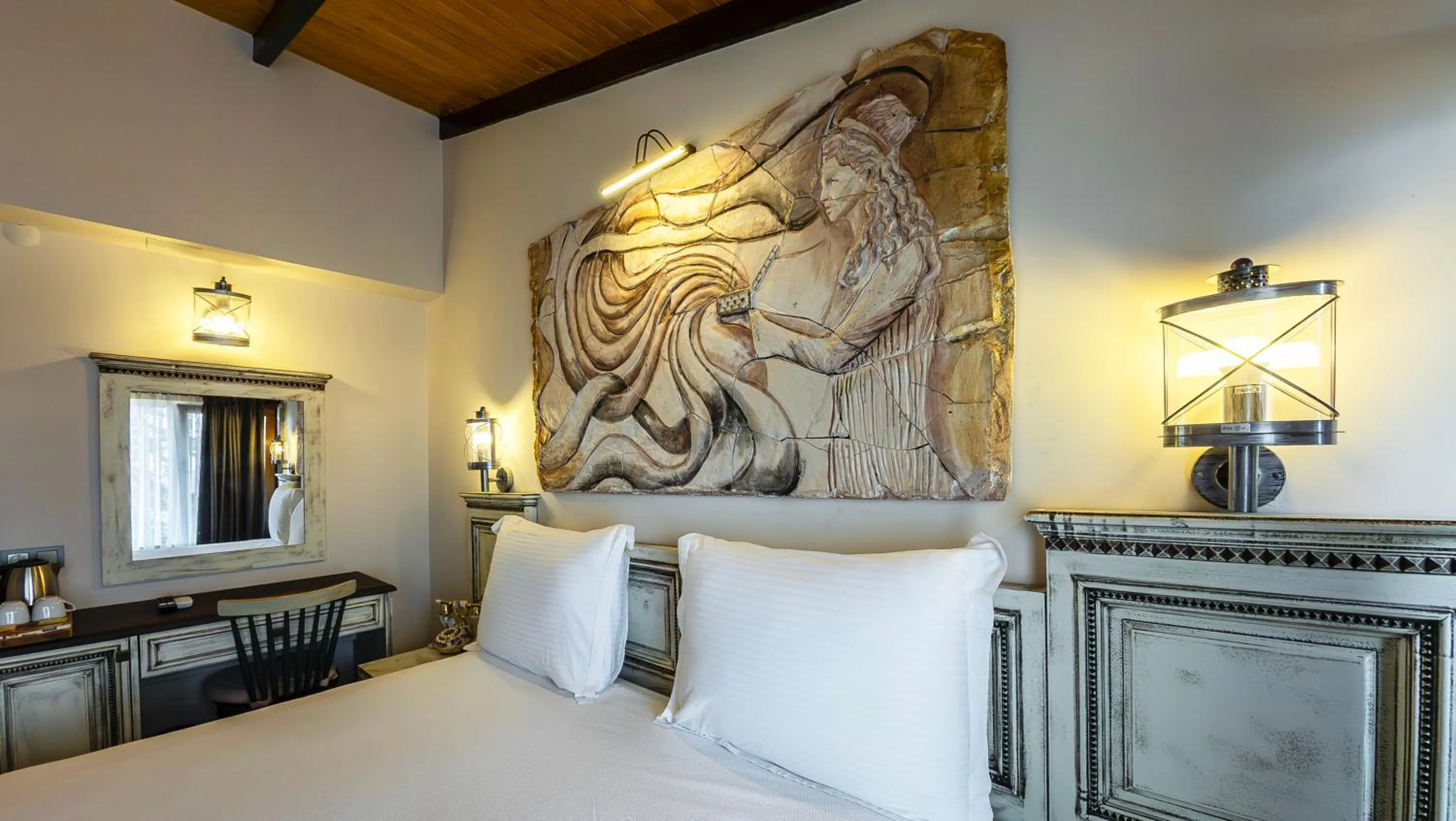 Bed in Assos Behram Special Class Hotel Adults Only