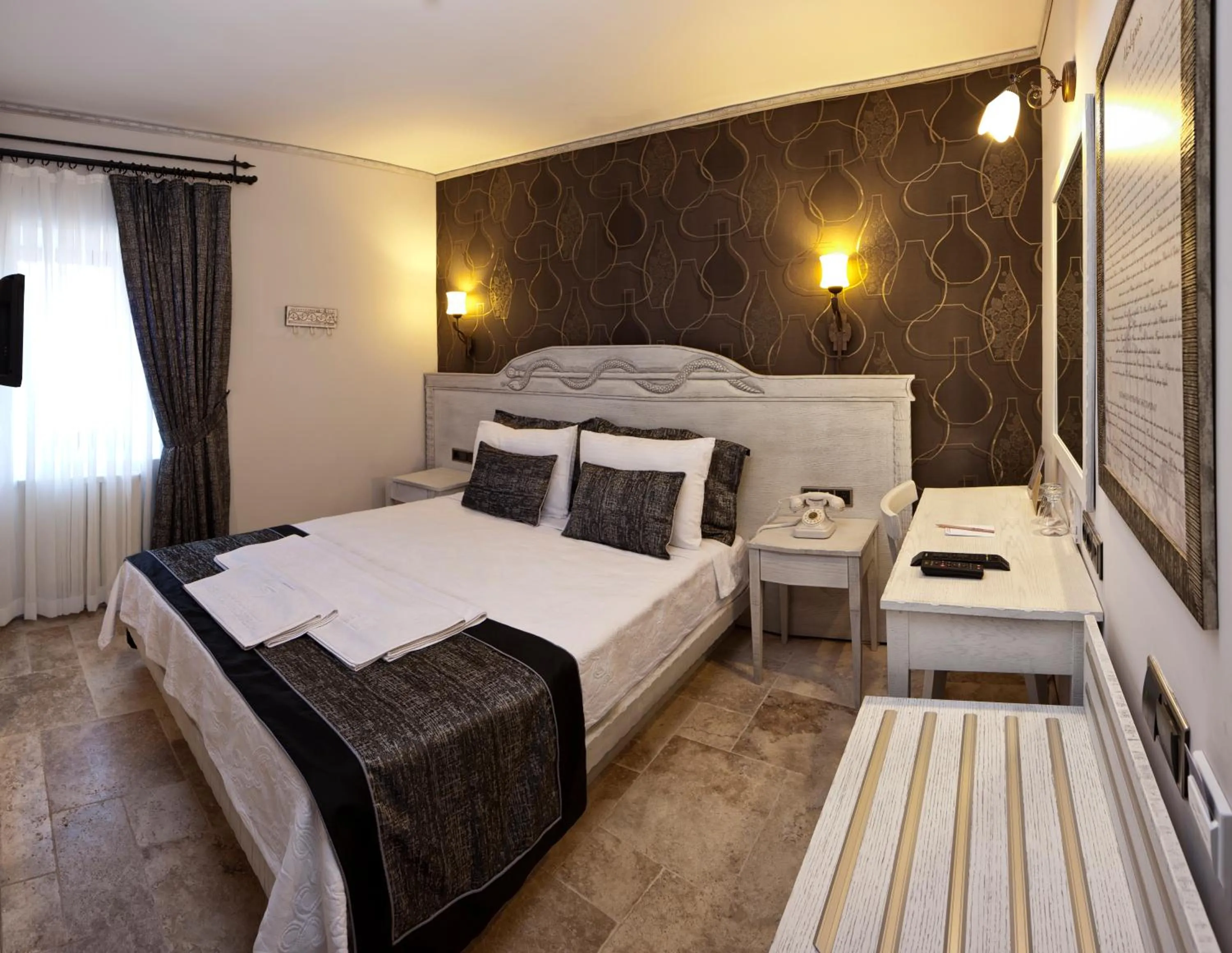 Photo of the whole room, Bed in Assos Behram Special Class Hotel Adults Only