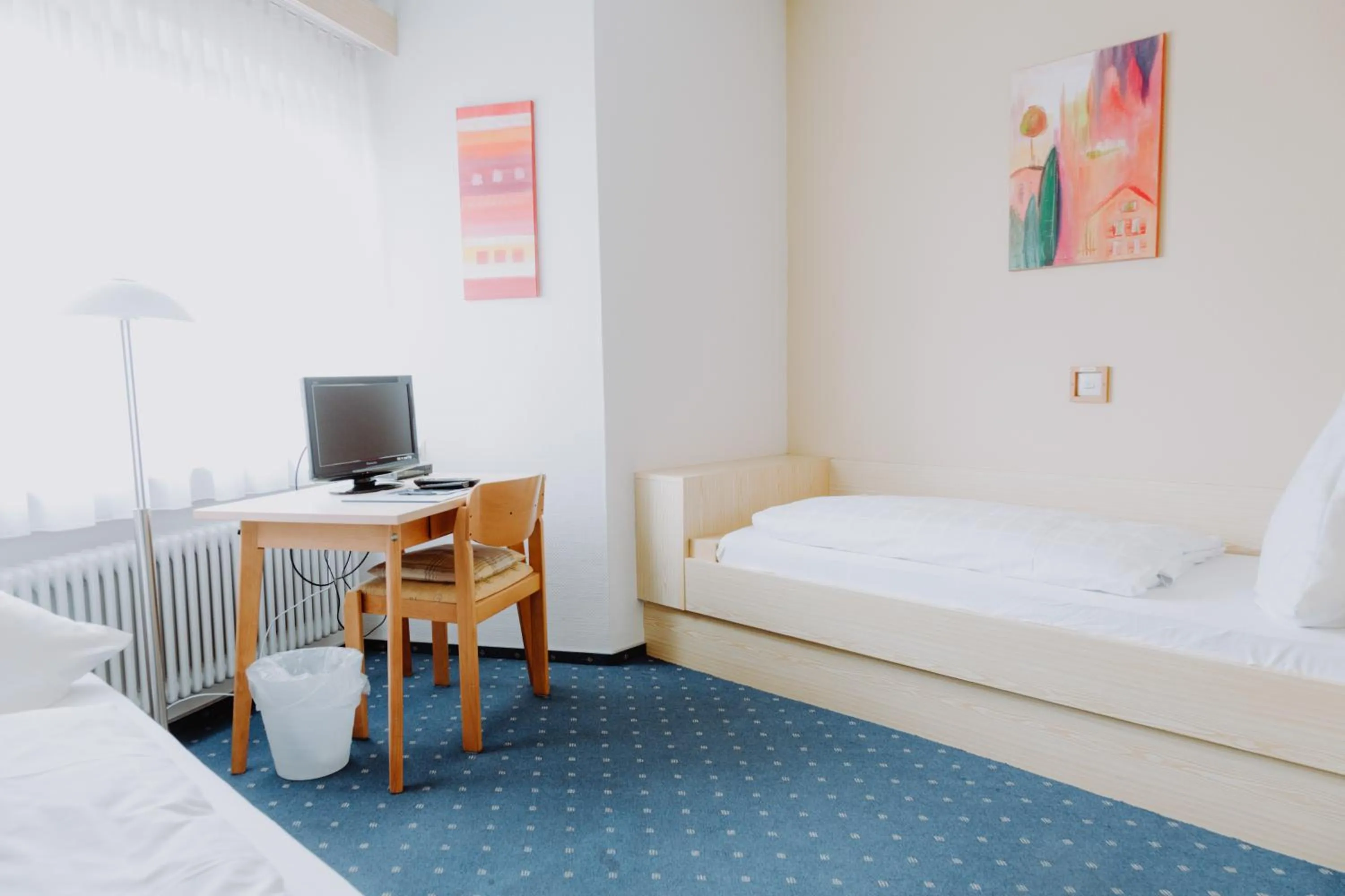 Bed in Hotel Moorbadstuben