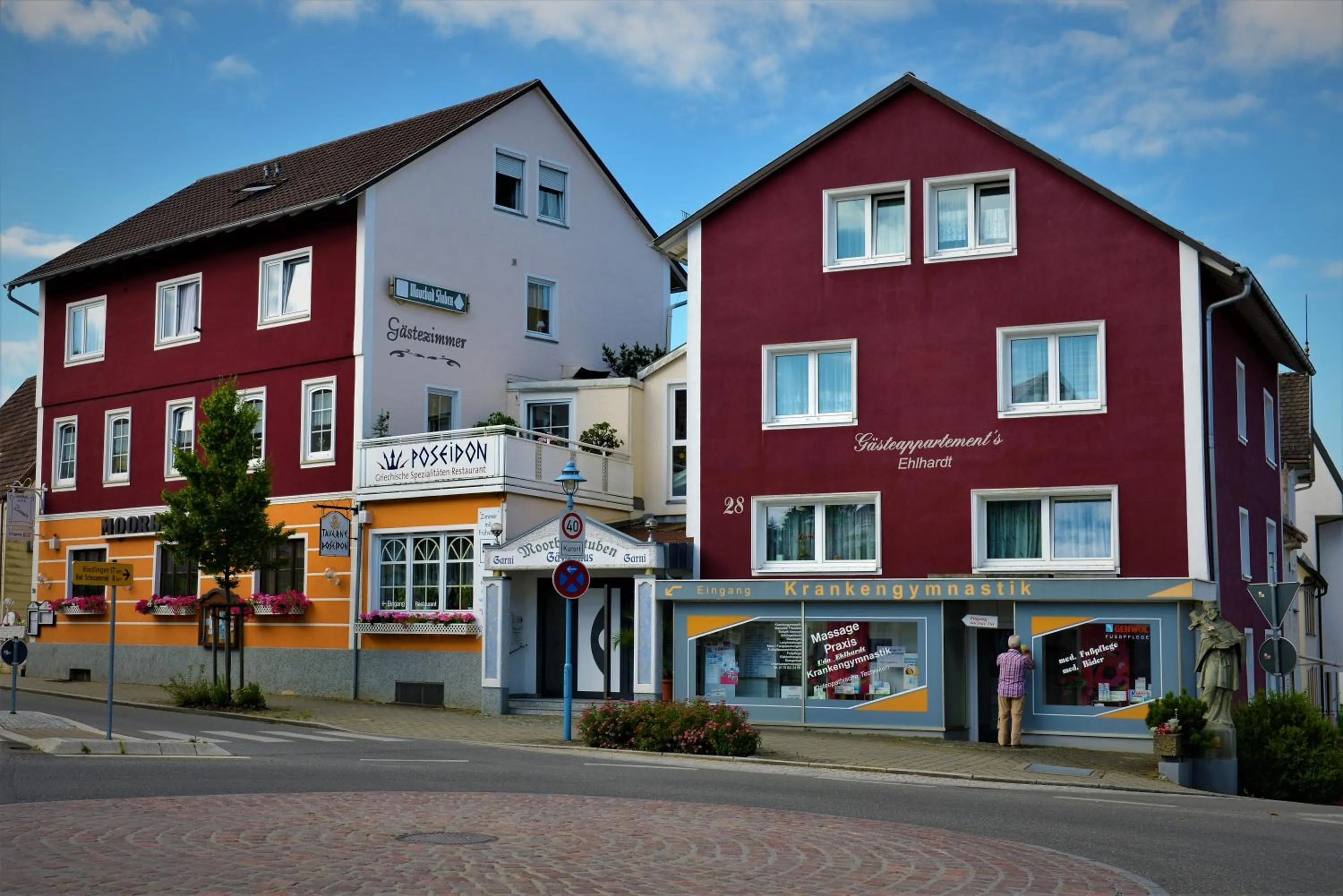 Property building in Hotel Moorbadstuben