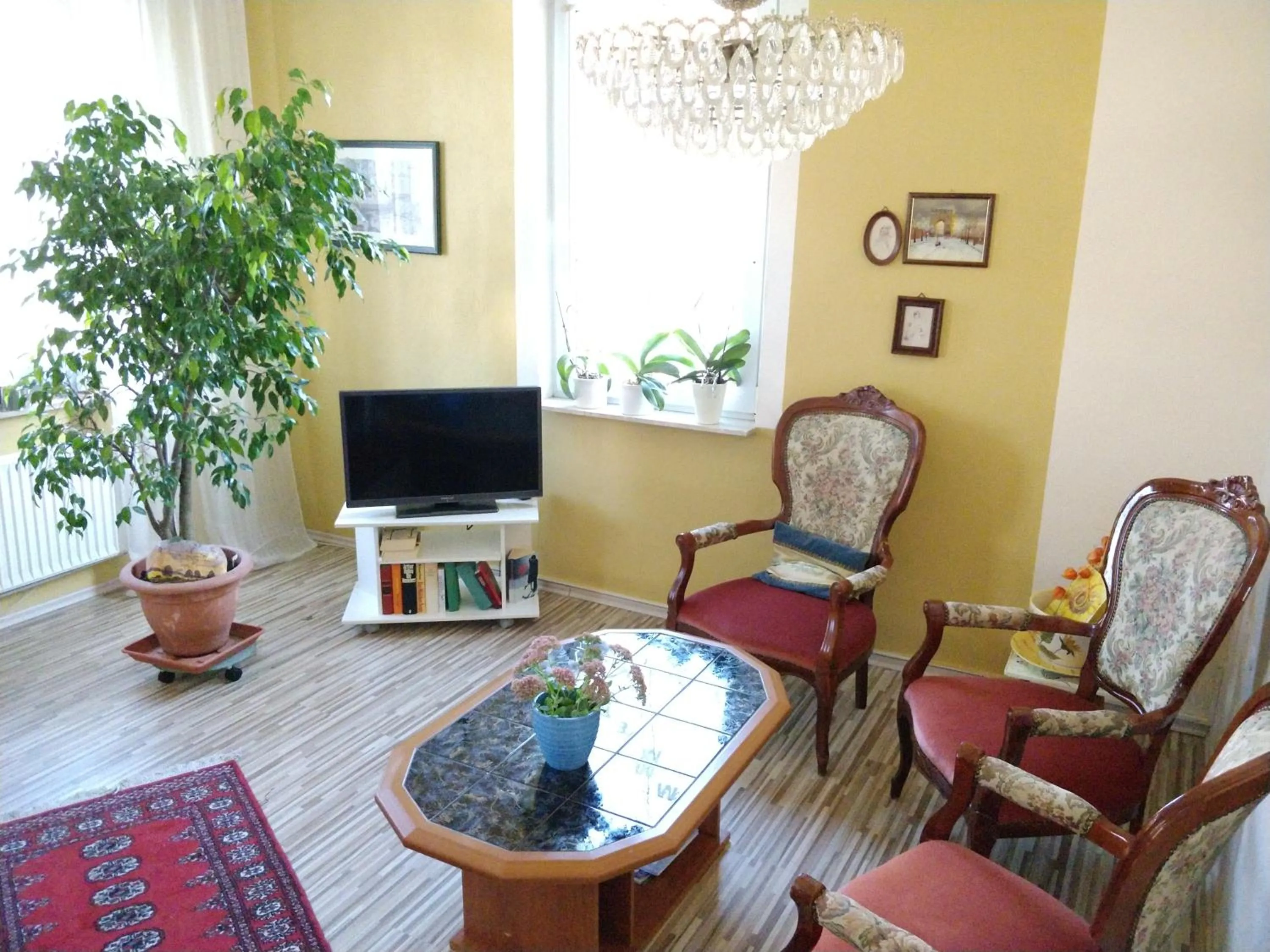 Seating area in Hotel Moorbadstuben