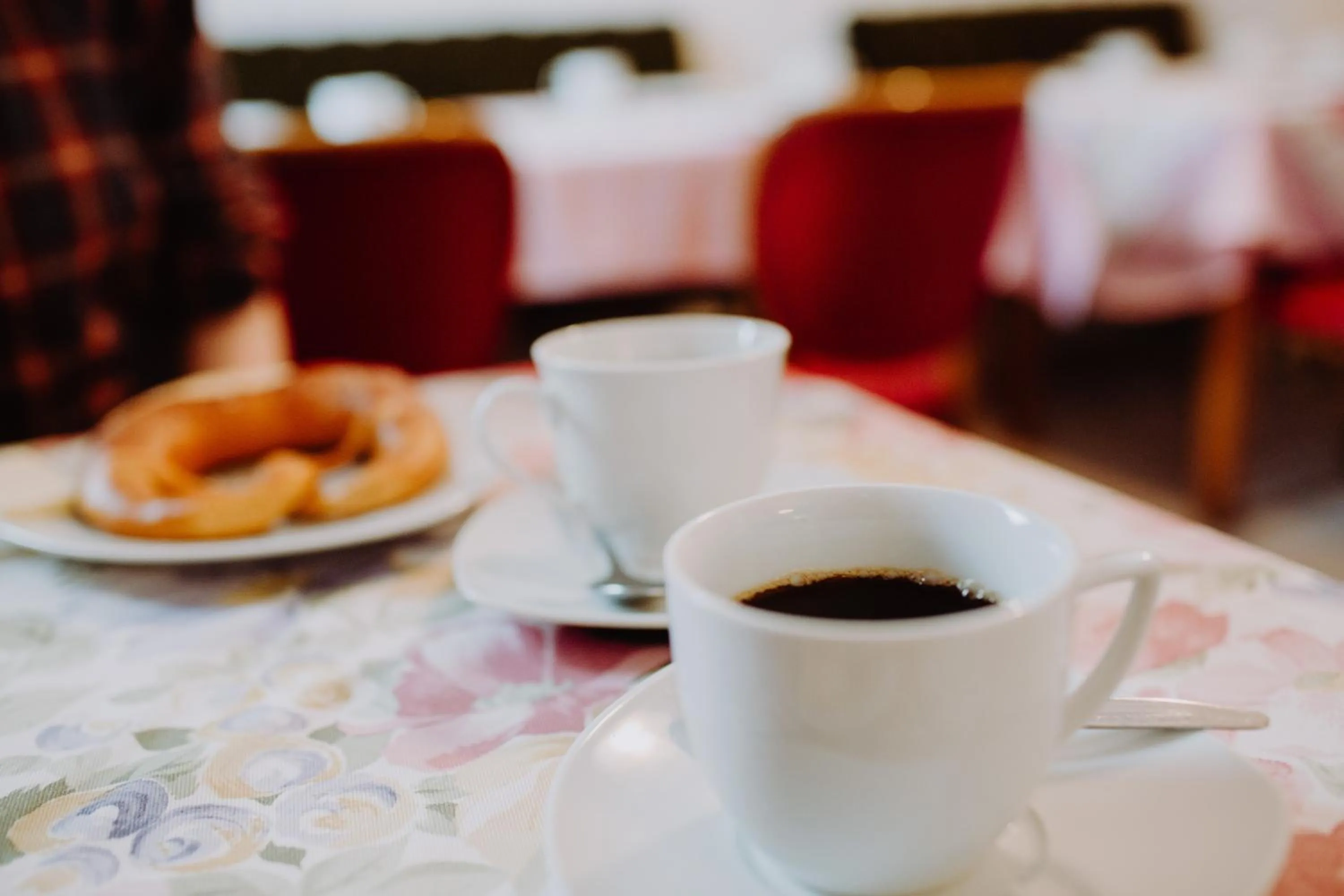 Bed in Hotel Moorbadstuben