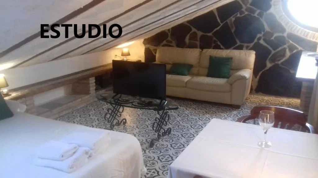 Bed in Alojamientos La Casa de Piedra