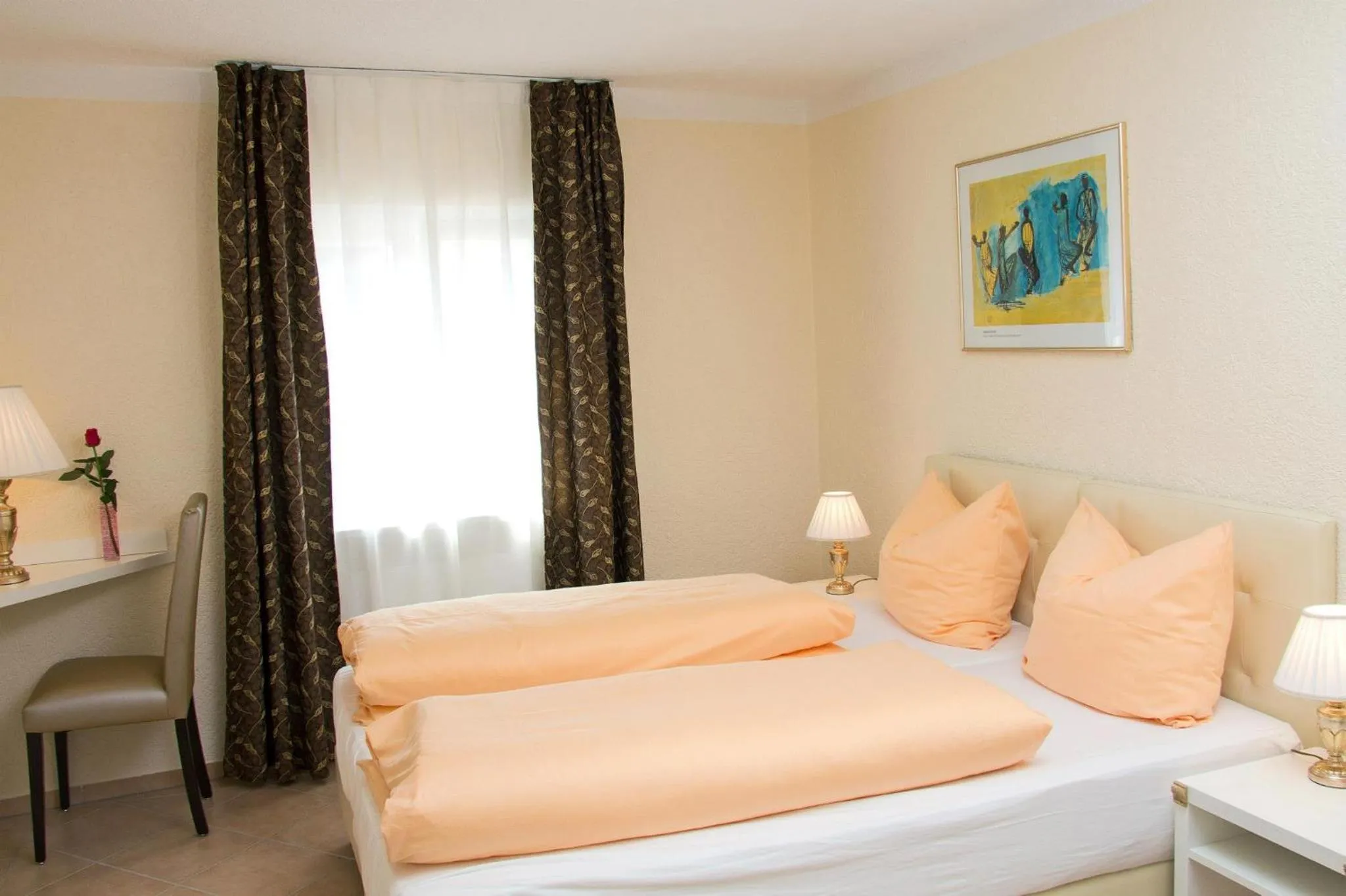 Bed in Hotel Albergo Mamma Rosa