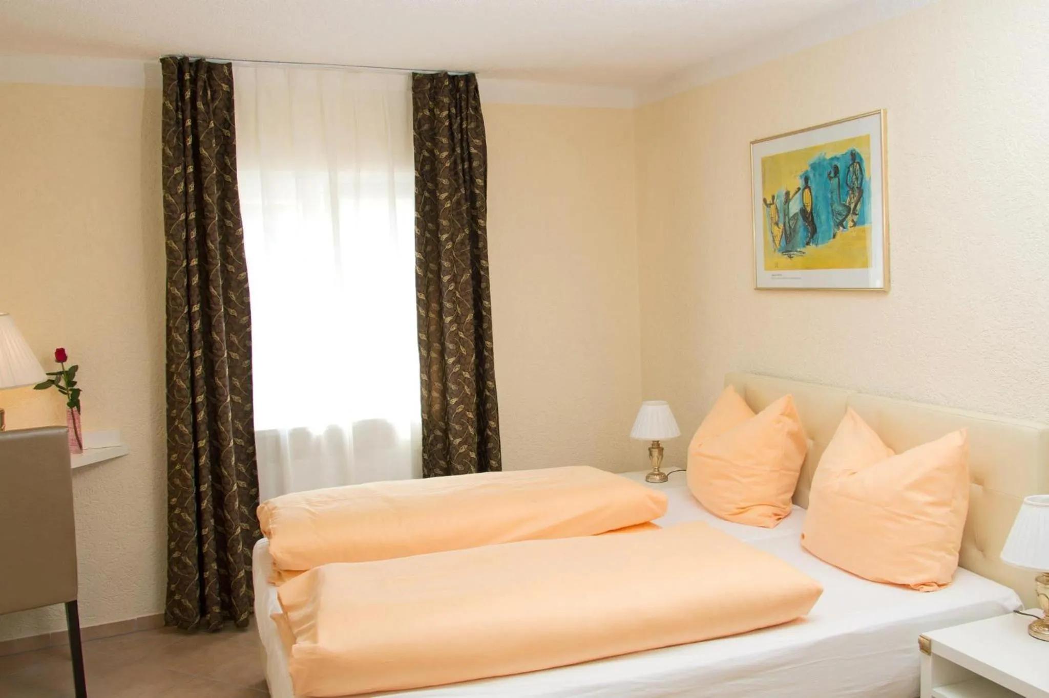 Bed in Hotel Albergo Mamma Rosa