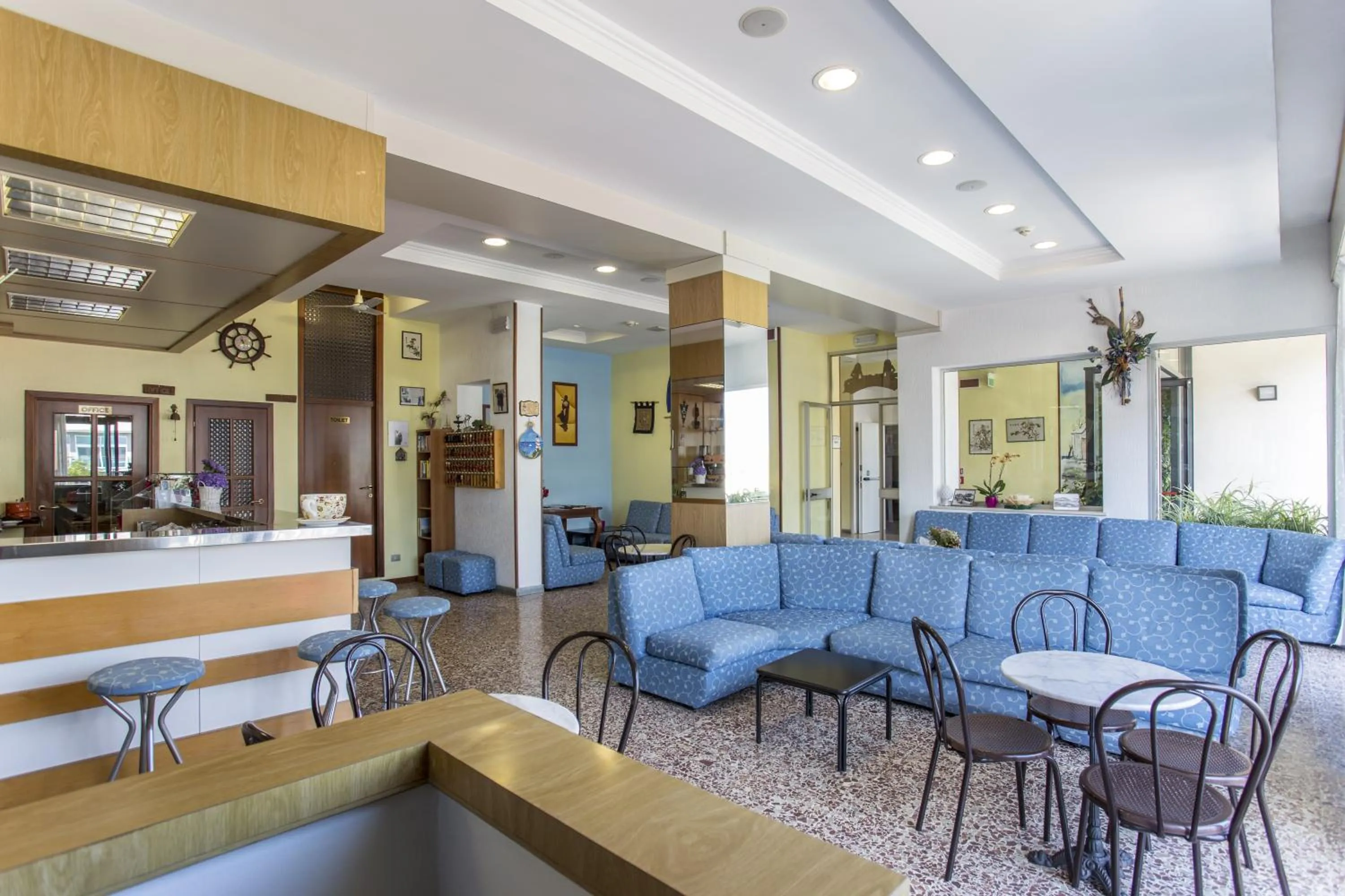 Lobby or reception in Hotel Lugano