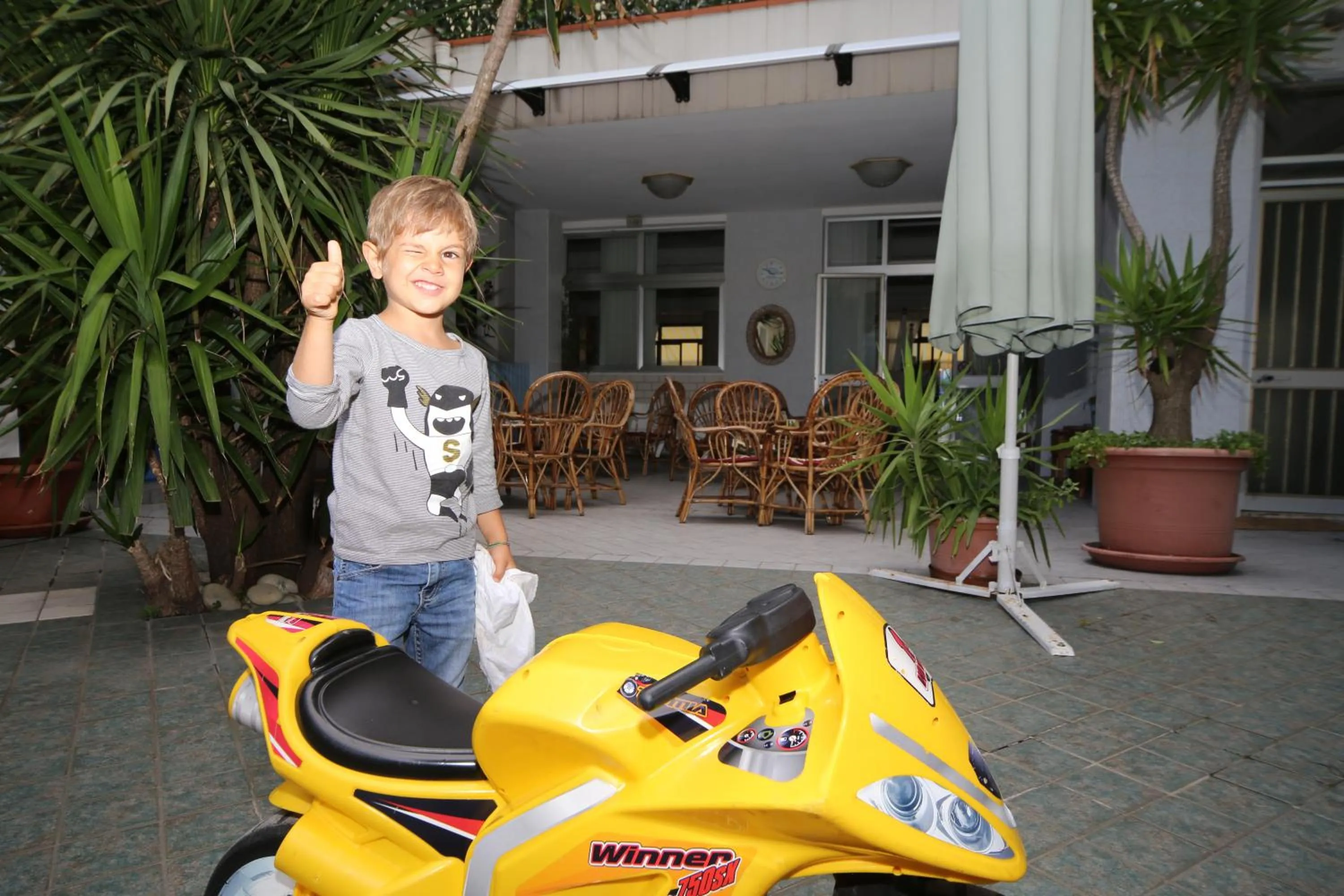 Children play ground in Hotel Lugano