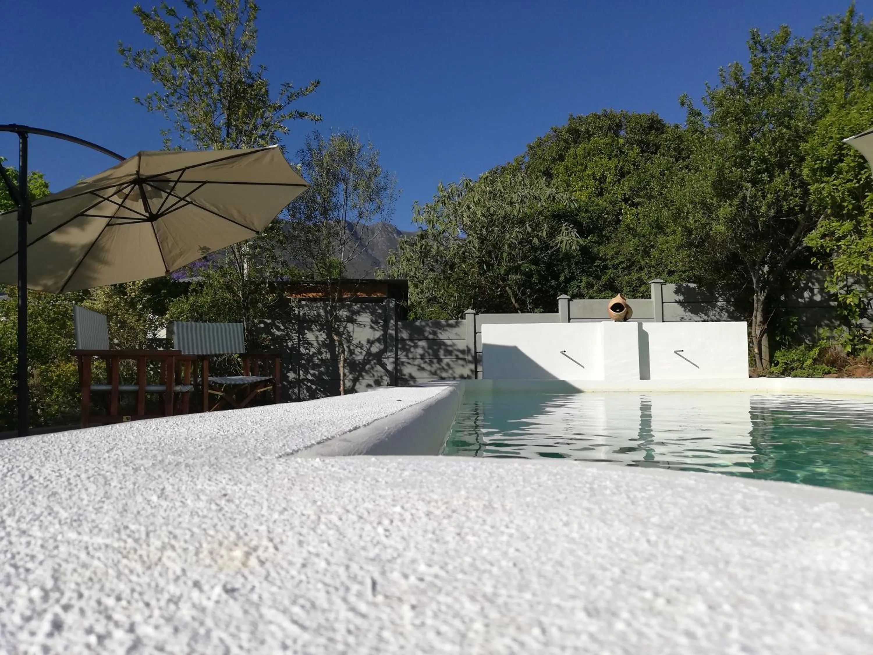 Swimming pool in The View Swellendam B&B