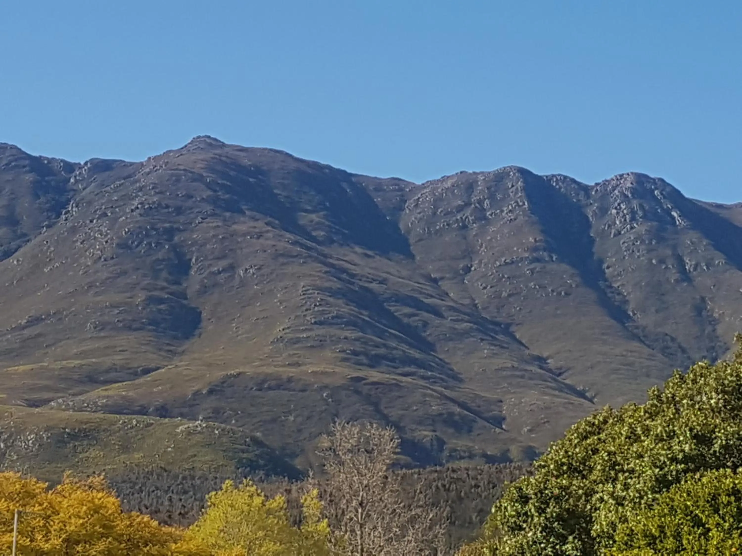 Mountain view in The View Swellendam B&B