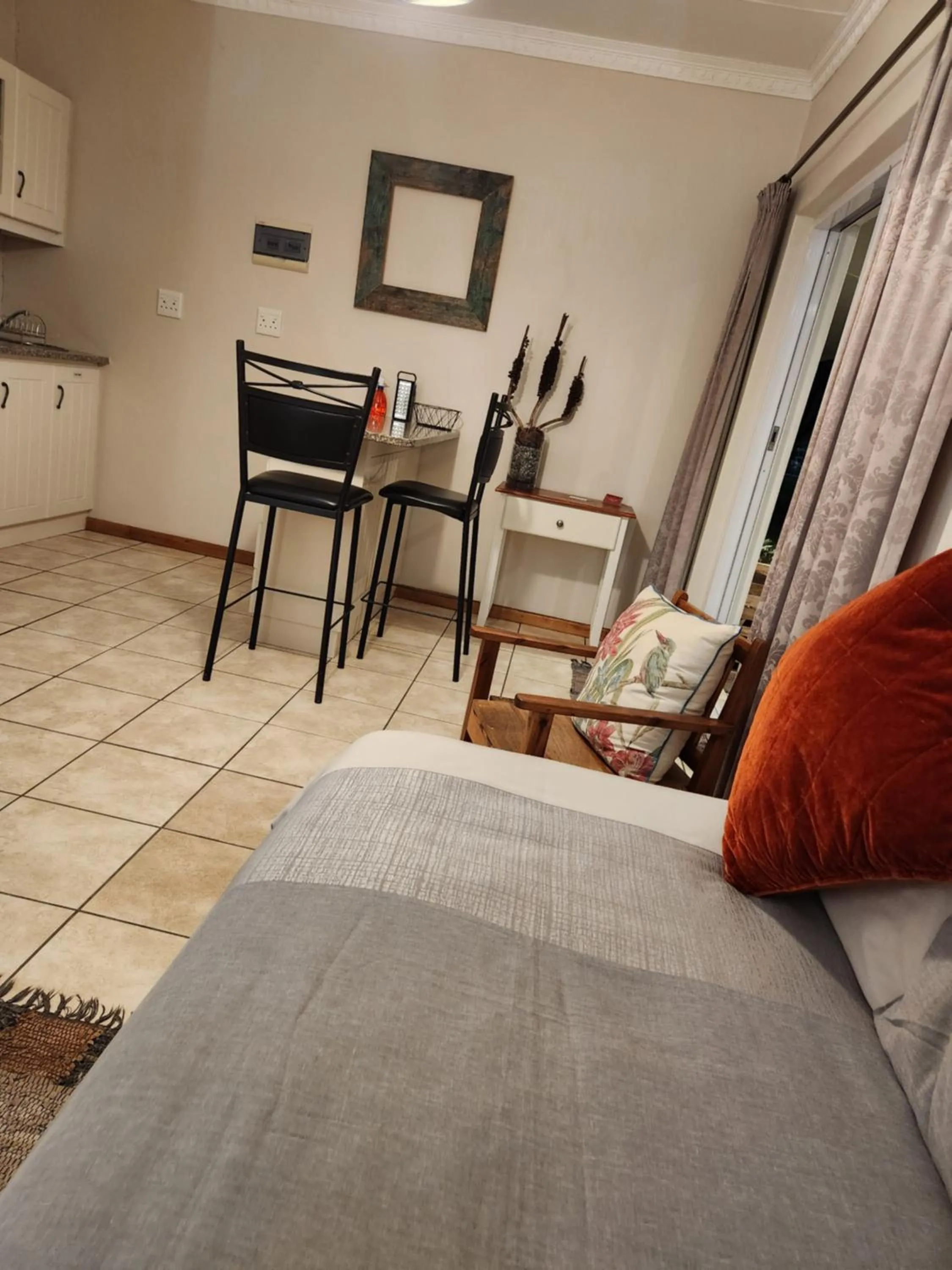 Bed in a Dam's View Accommodation